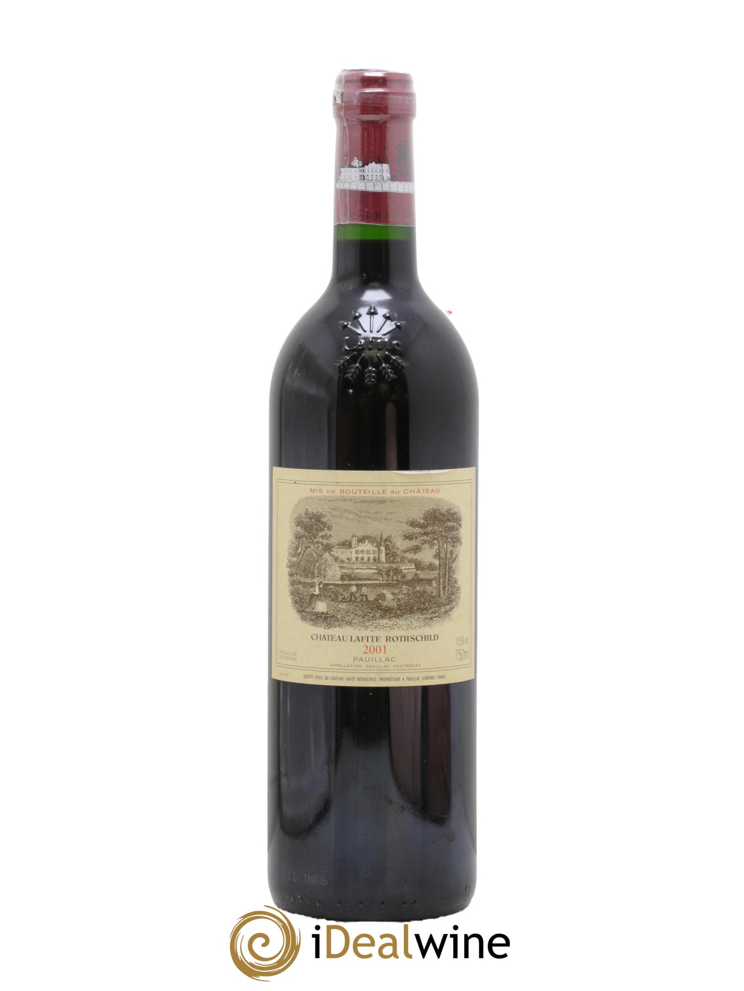 Château Lafite Rothschild 1er Grand Cru Classé 2001 - Lot de 1 bouteille - 0