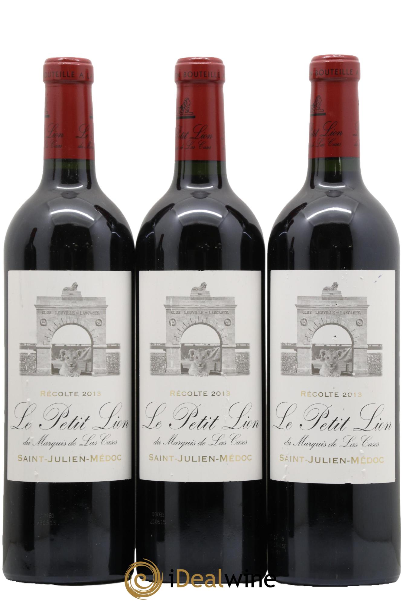 Le Petit Lion du Marquis de Las Cases Second Vin 2013 - Lot de 3 bouteilles - 0