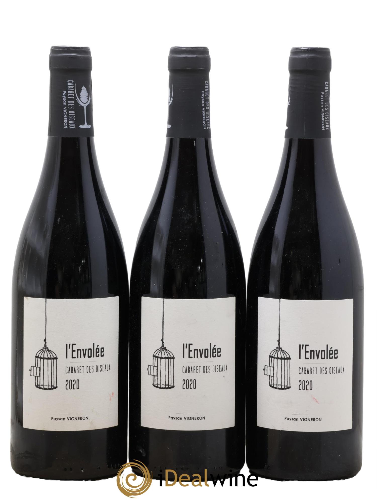 Vin de France L'Envolée Cabaret des Oiseaux 2020 - Lotto di 3 bottiglie - 0