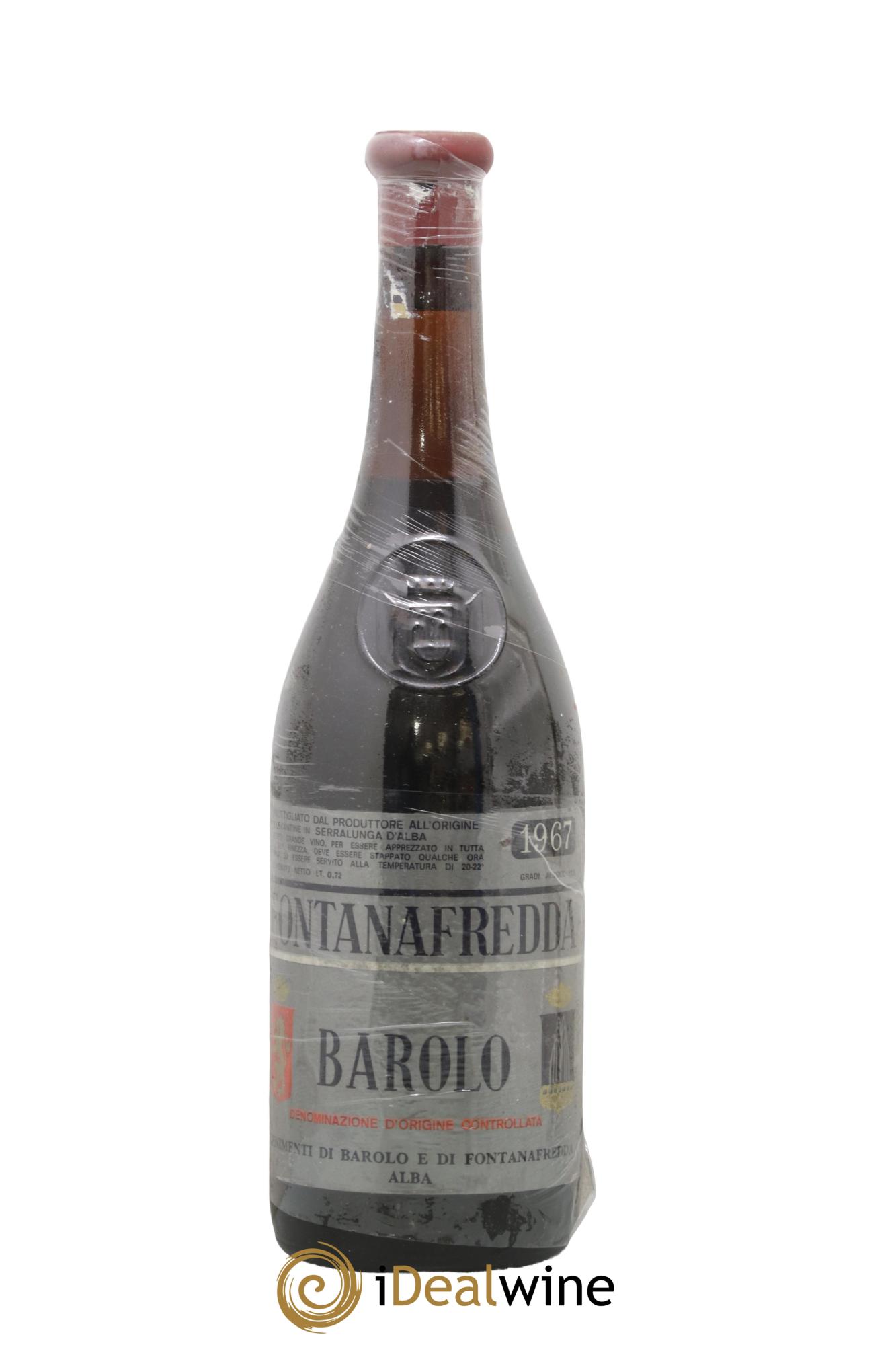Barolo DOCG Fontanafredda 1967 - Lot of 1 bottle - 0