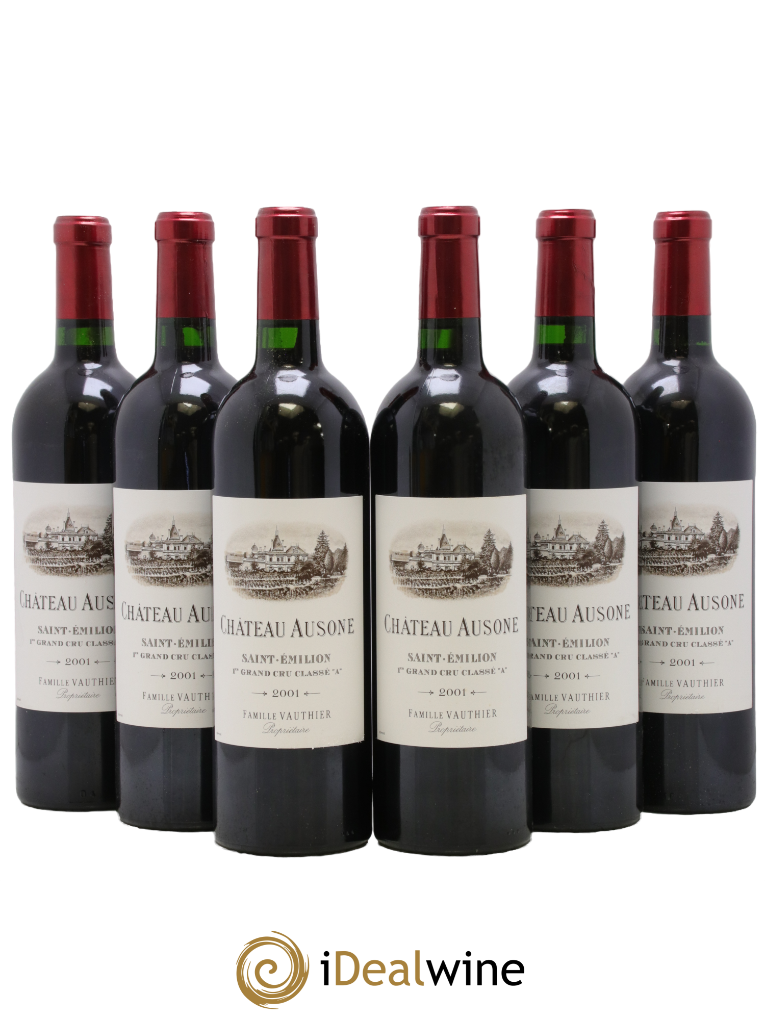 Château Ausone 1er Grand Cru Classé A 2001 - Lot of 6 bottles - 0