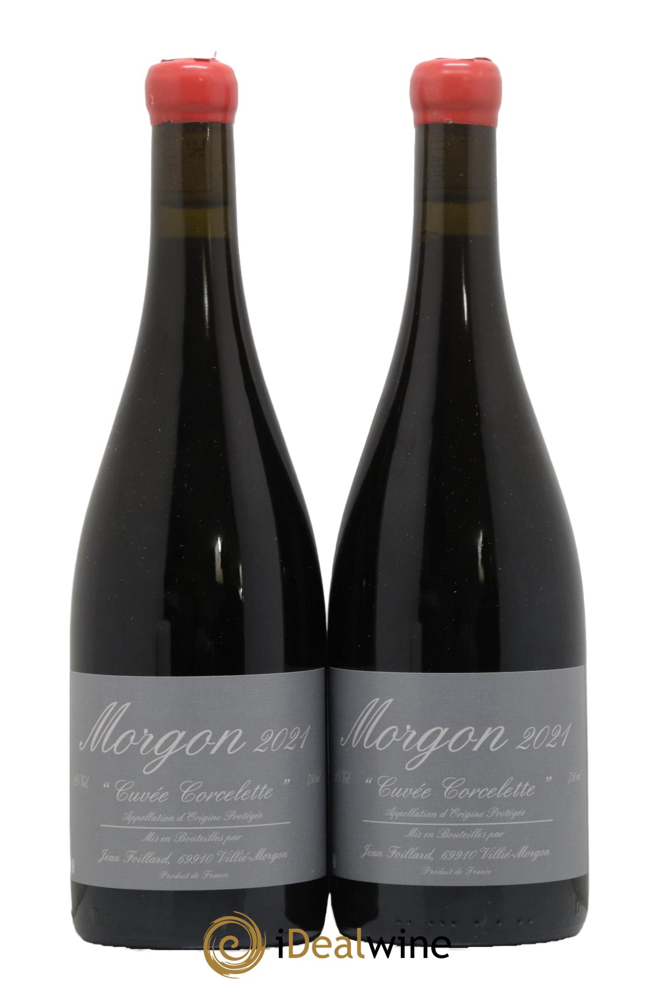 Morgon Corcelette Jean Foillard 2021 - Lot de 2 bouteilles - 0
