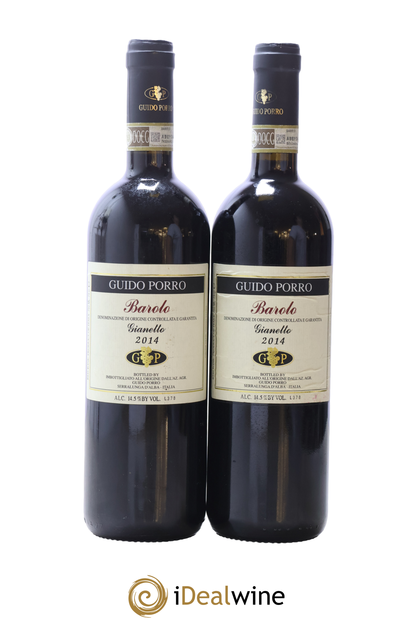 Barolo Gianetto Guido Porro 2014 - Lot of 2 bottles - 0