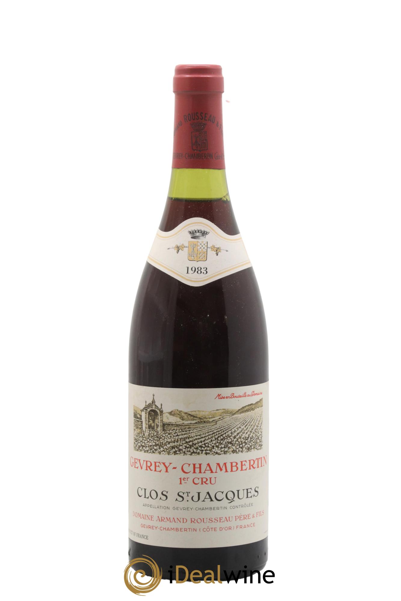 Gevrey-Chambertin 1er Cru Clos Saint-Jacques Armand Rousseau (Domaine) 1983 - Lot of 1 bottle - 0
