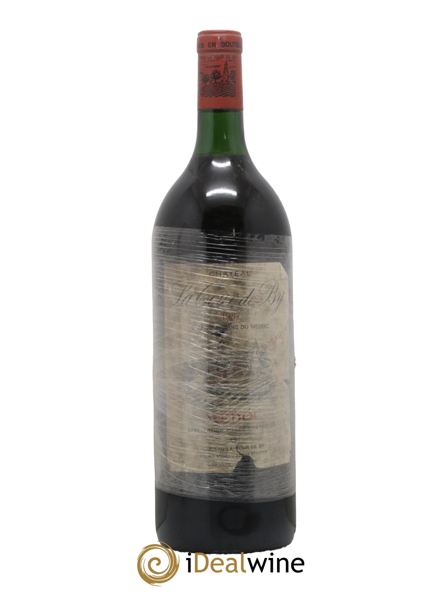 Château La Tour de By Cru Bourgeois 1987 - Lot de 1 magnum - 0