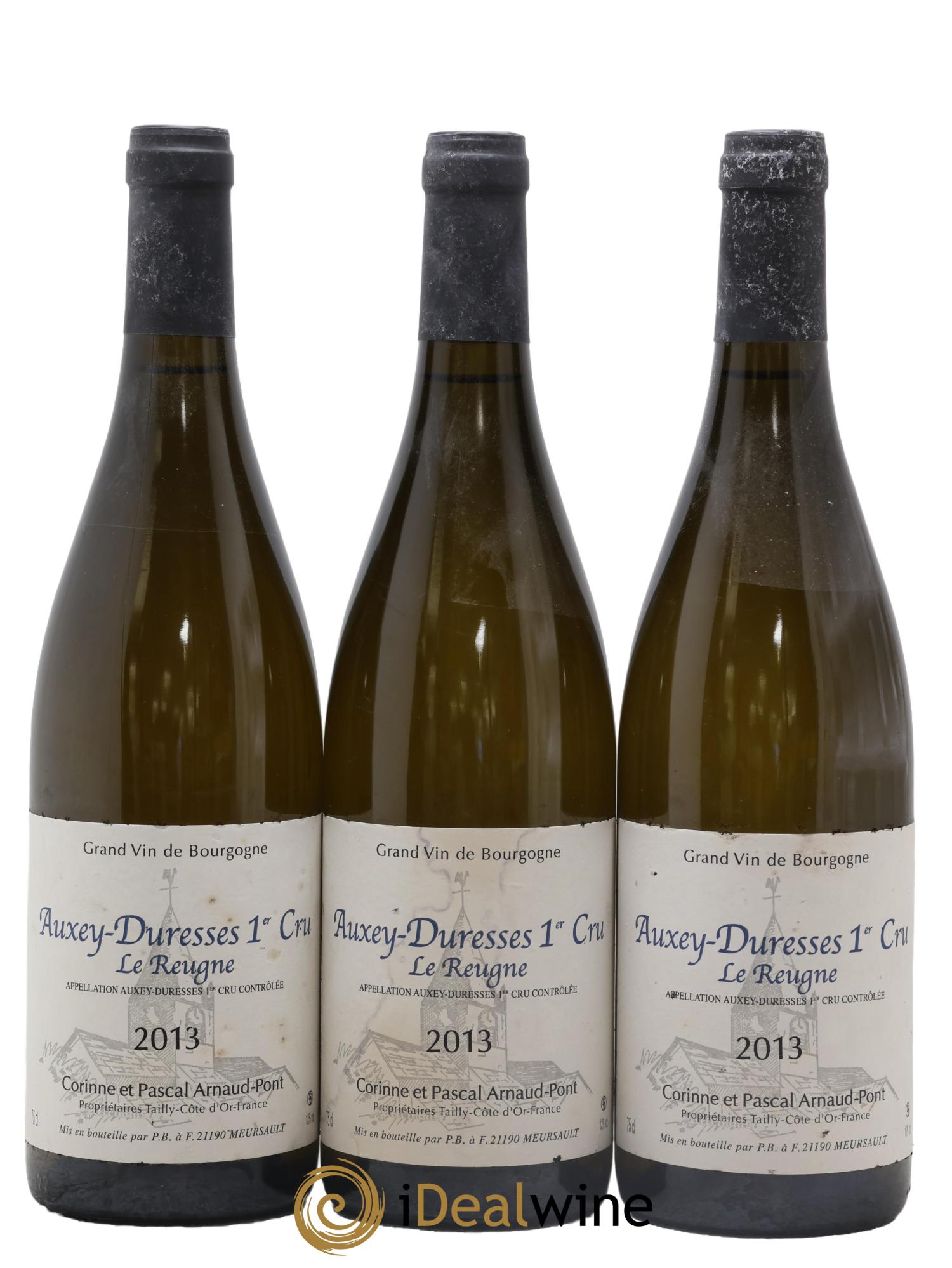 Auxey-Duresses 1er Cru Reugne Arnaud Pont 2013 - Lot de 3 bouteilles - 0