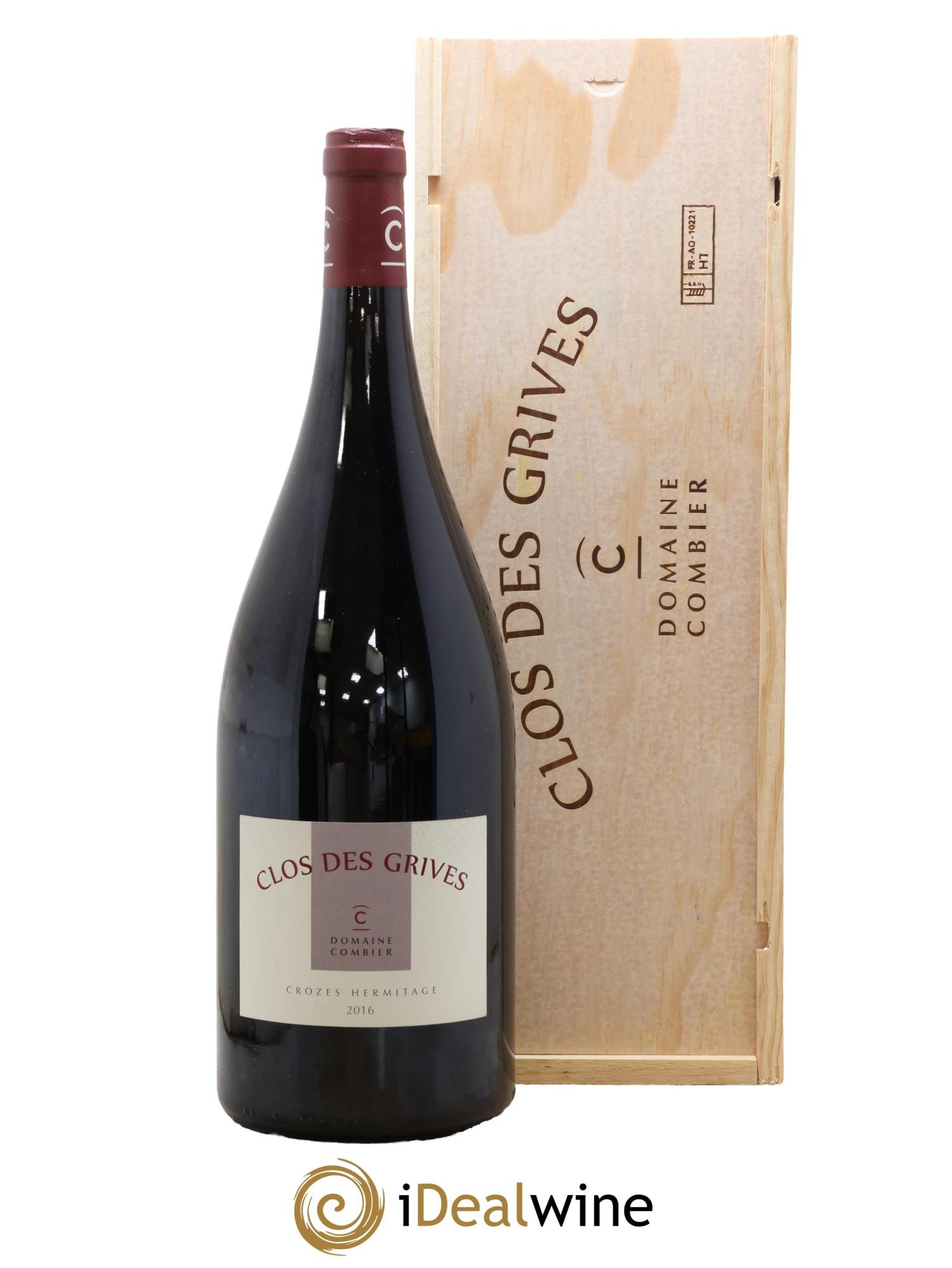 Crozes-Hermitage Clos des Grives Combier 2016 - Lot de 1 magnum - 0