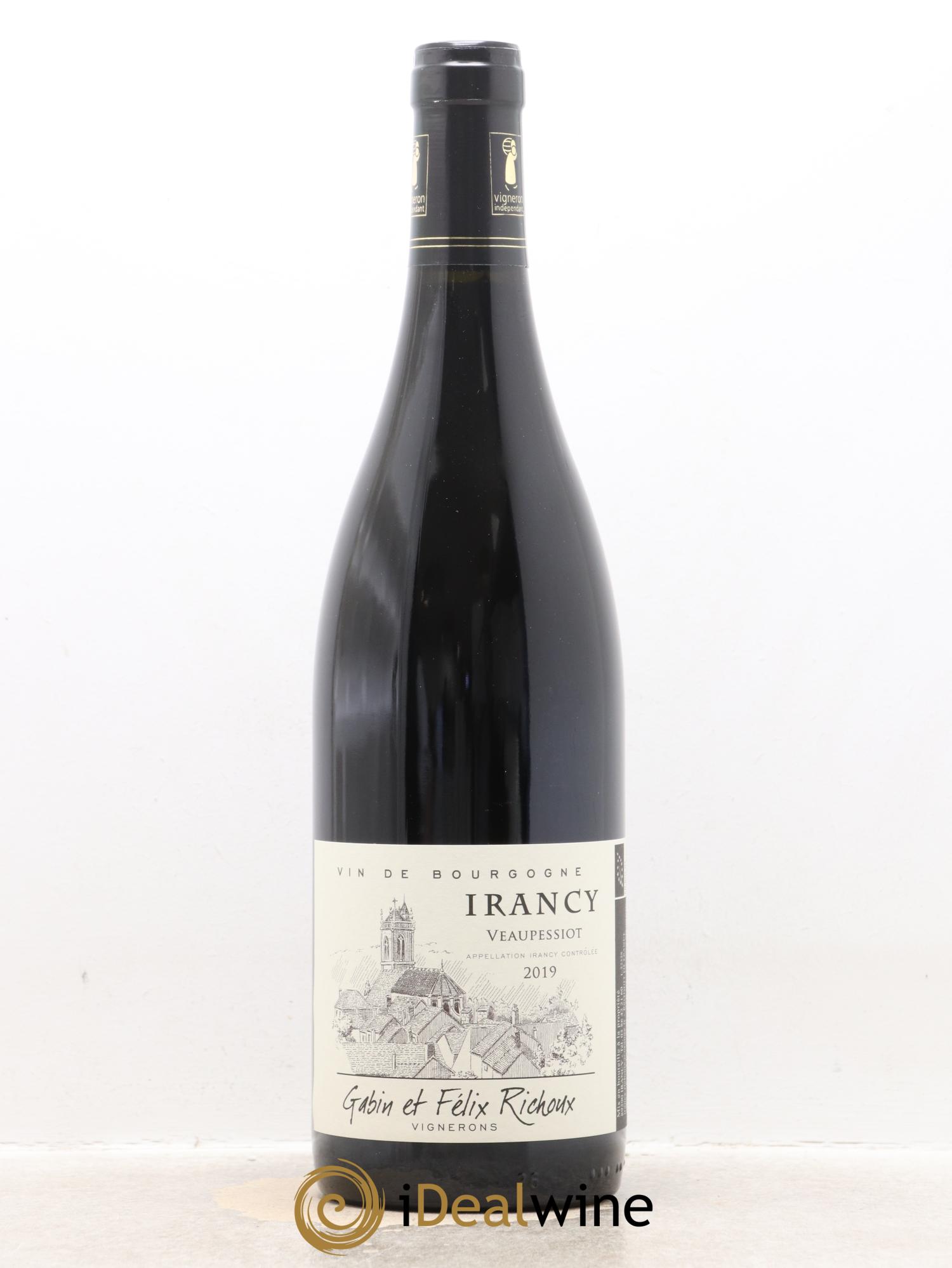 Irancy Veaupessiot Domaine Gabin et Félix Richoux 2019 - Lot de 1 bouteille - 0