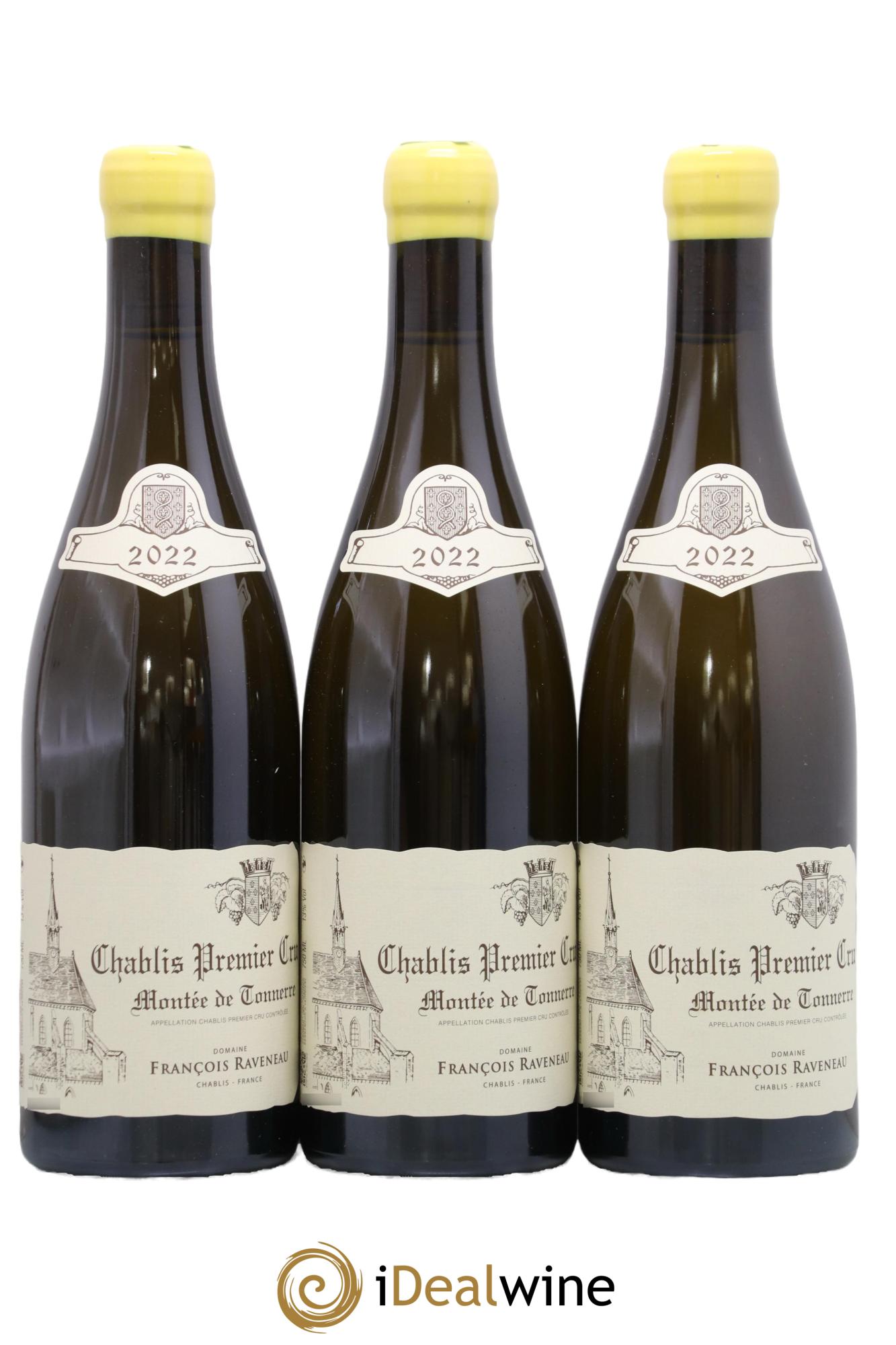 Chablis 1er Cru Montée de Tonnerre Raveneau (Domaine) 2022 - Posten von 3 Flaschen - 0