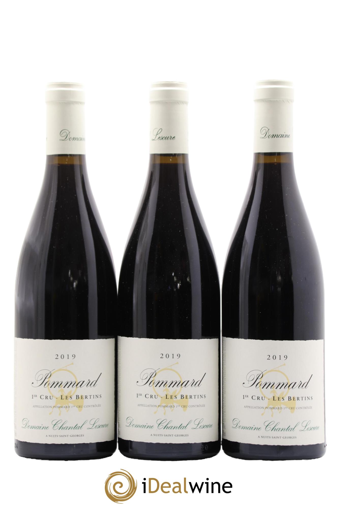 Pommard 1er Cru Les Bertins Chantal Lescure 2019 - Lot de 3 bouteilles - 0