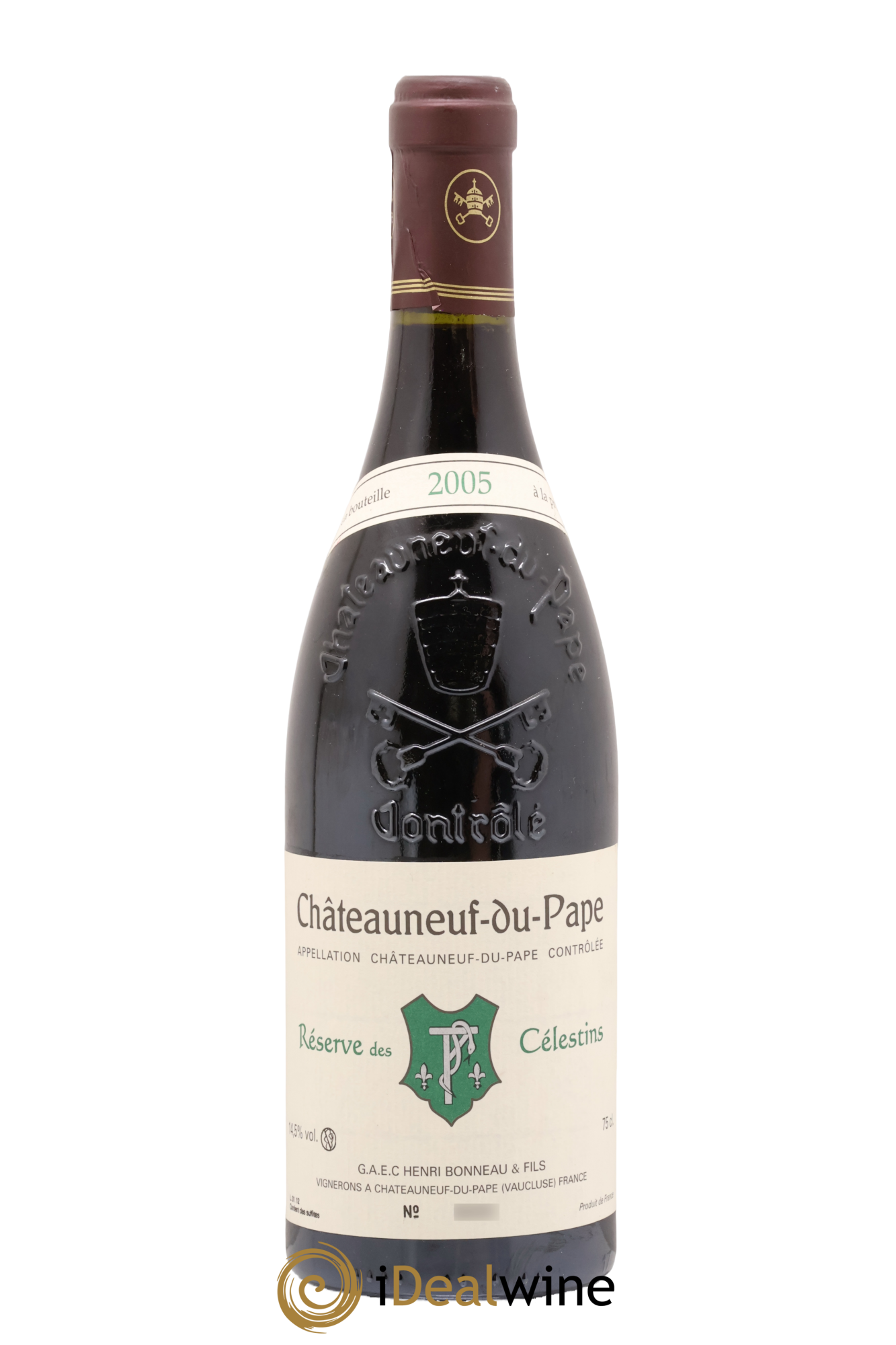 Châteauneuf-du-Pape Réserve des Célestins Henri Bonneau & Fils 2005 - Lotto di 1 bottiglia - 0