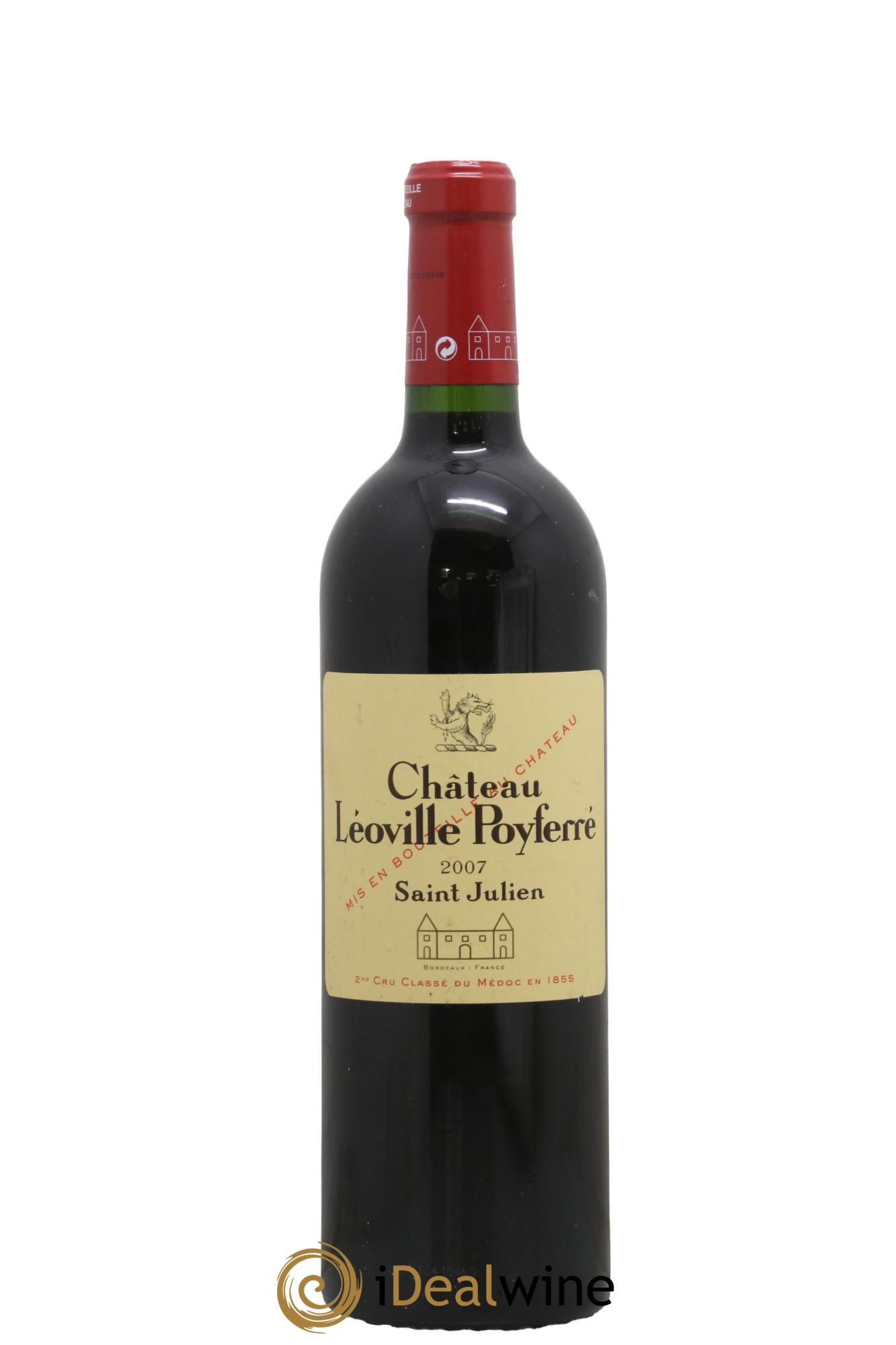 Château Léoville Poyferré 2ème Grand Cru Classé 2007 - Lot de 1 bouteille - 0
