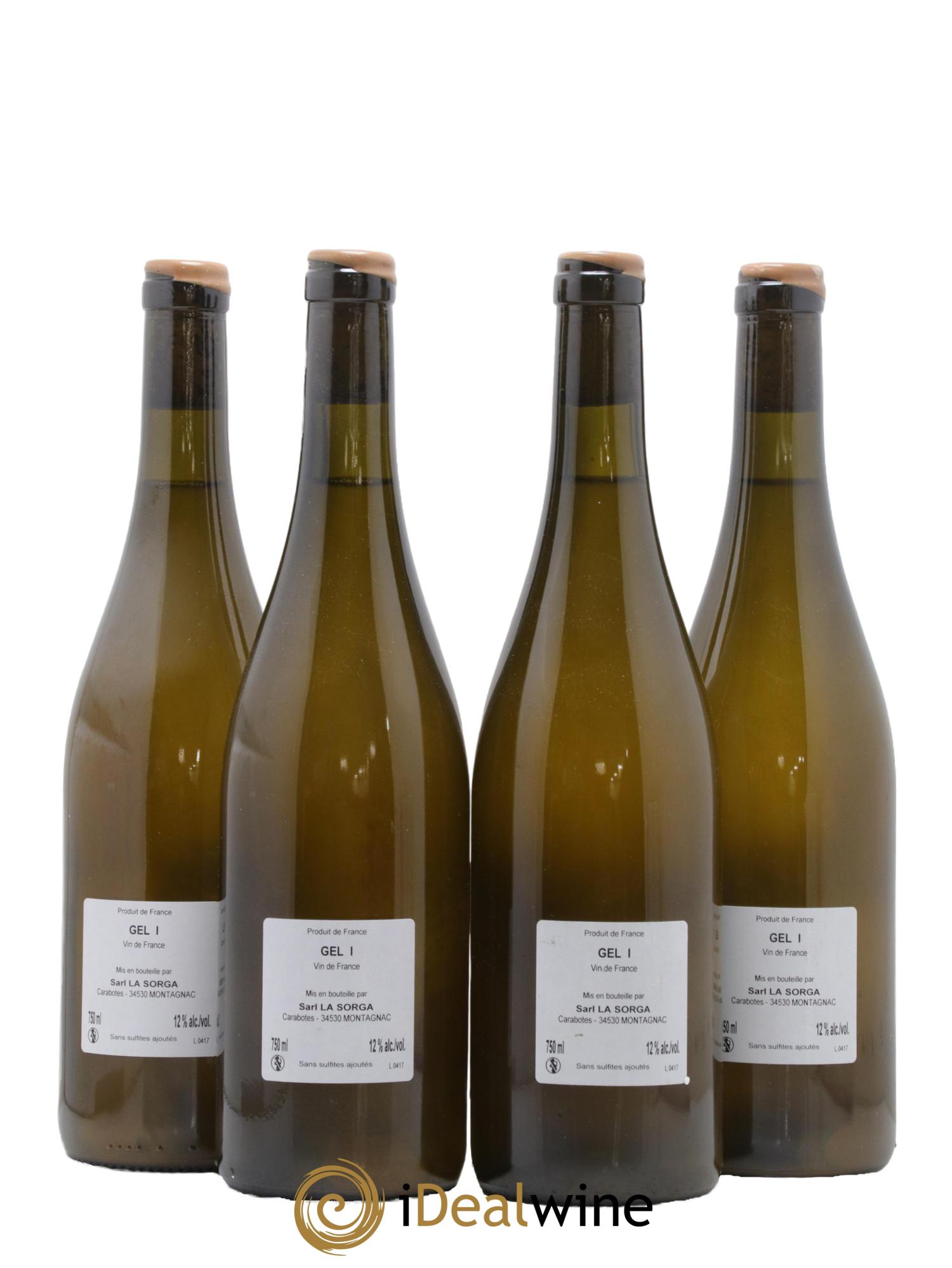 Vin de France Gel I La Sorga Anthony Tortul 2017 - Lot de 4 bouteilles - 1