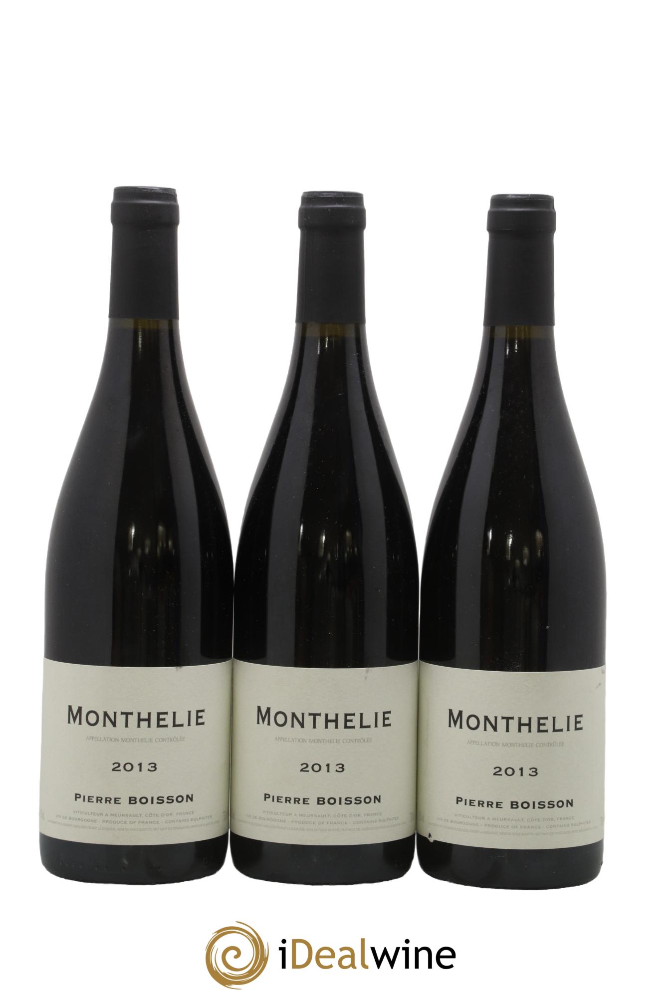 Monthélie Pierre Boisson (Domaine) 2013 - Lot de 3 bouteilles - 0