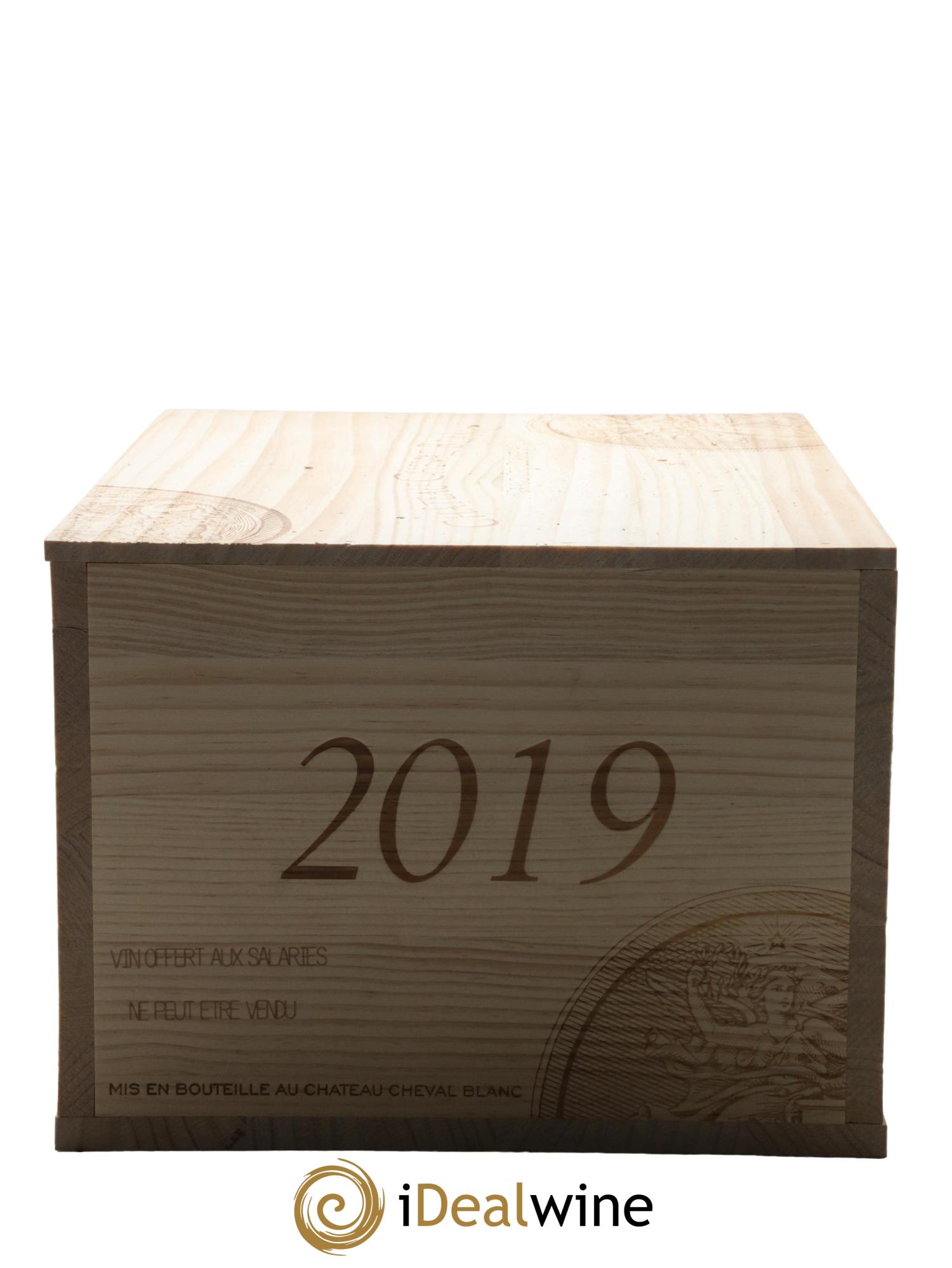 Château Cheval Blanc 1er Grand Cru Classé A 2019 - Lot de 6 bouteilles - 6