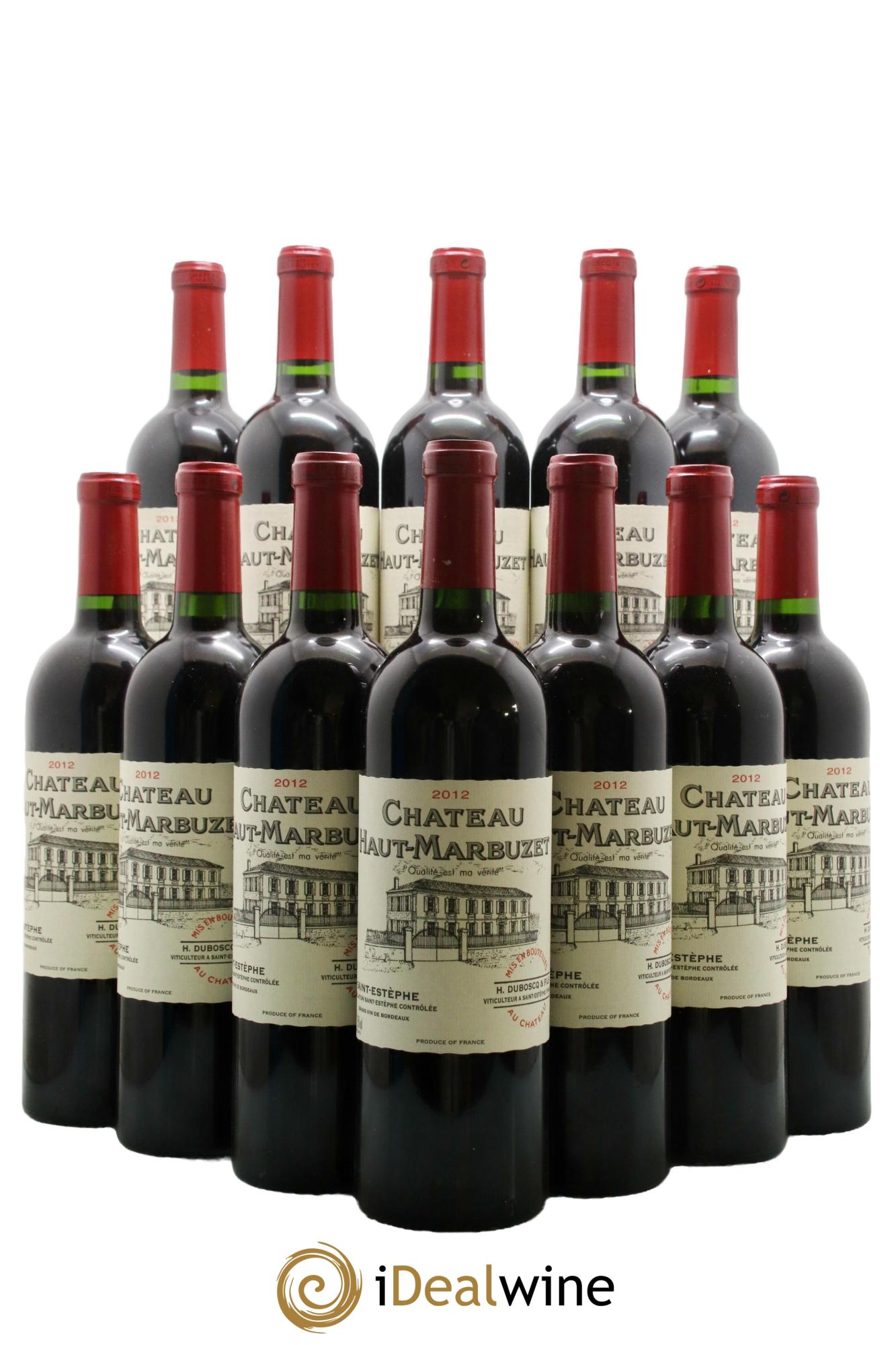 Château Haut Marbuzet 2012 - Lot de 12 bouteilles - 0