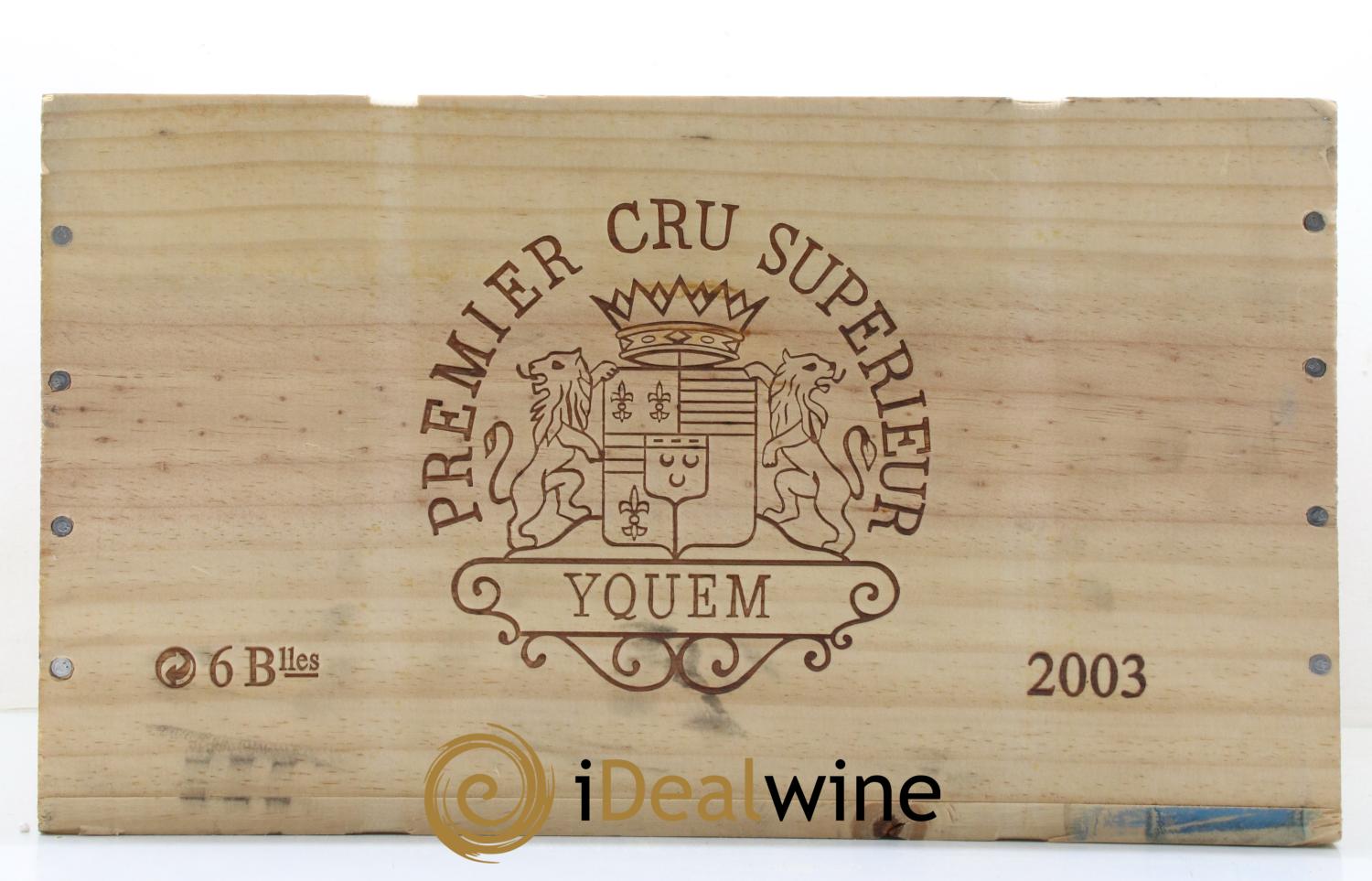 Château d' Yquem 1er Cru Classé Supérieur  2003 - Posten von 6 Flaschen - 1
