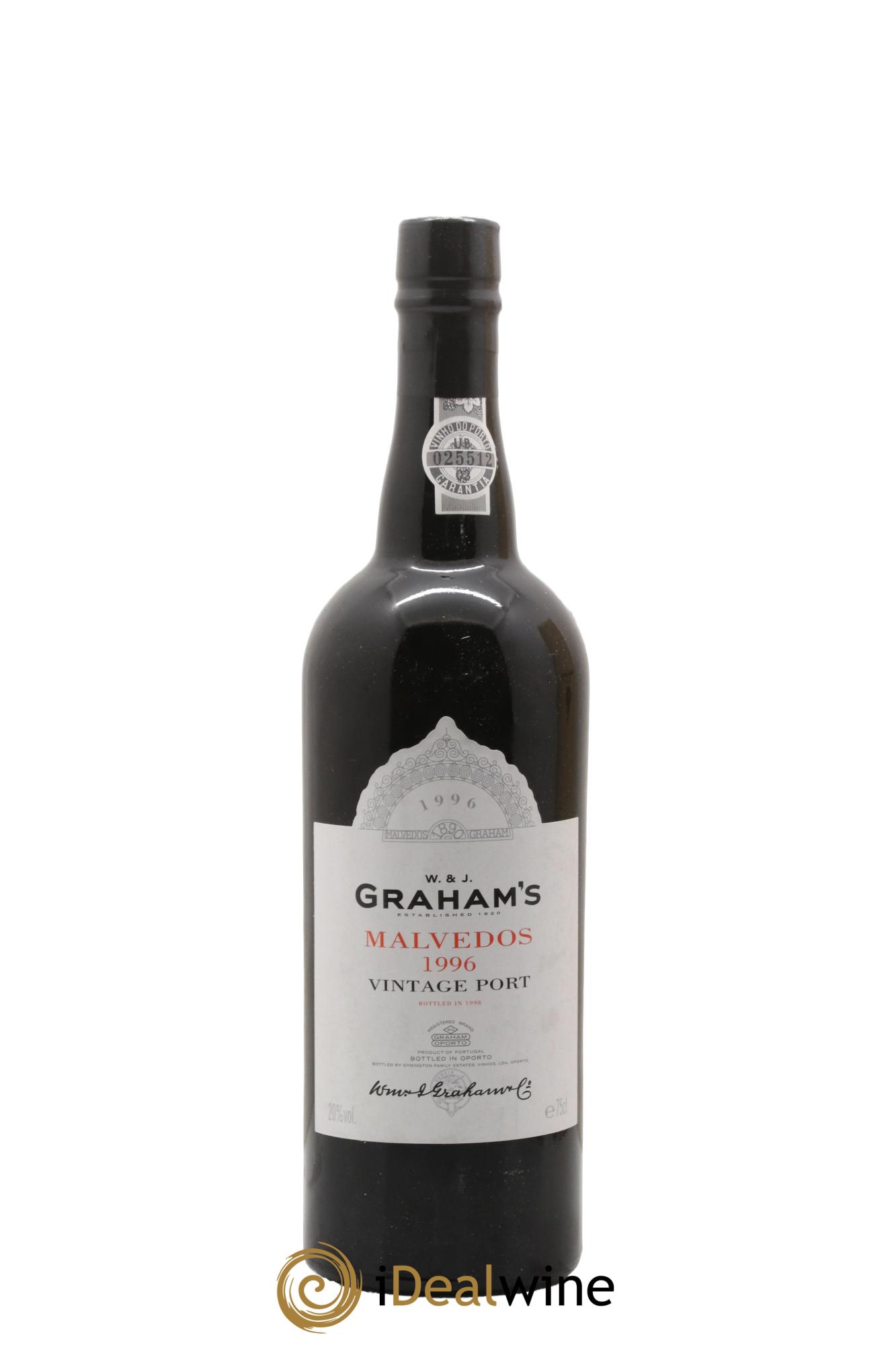 Porto Malvedos Vintage Grahams 1996 - Lot of 1 bottle - 1
