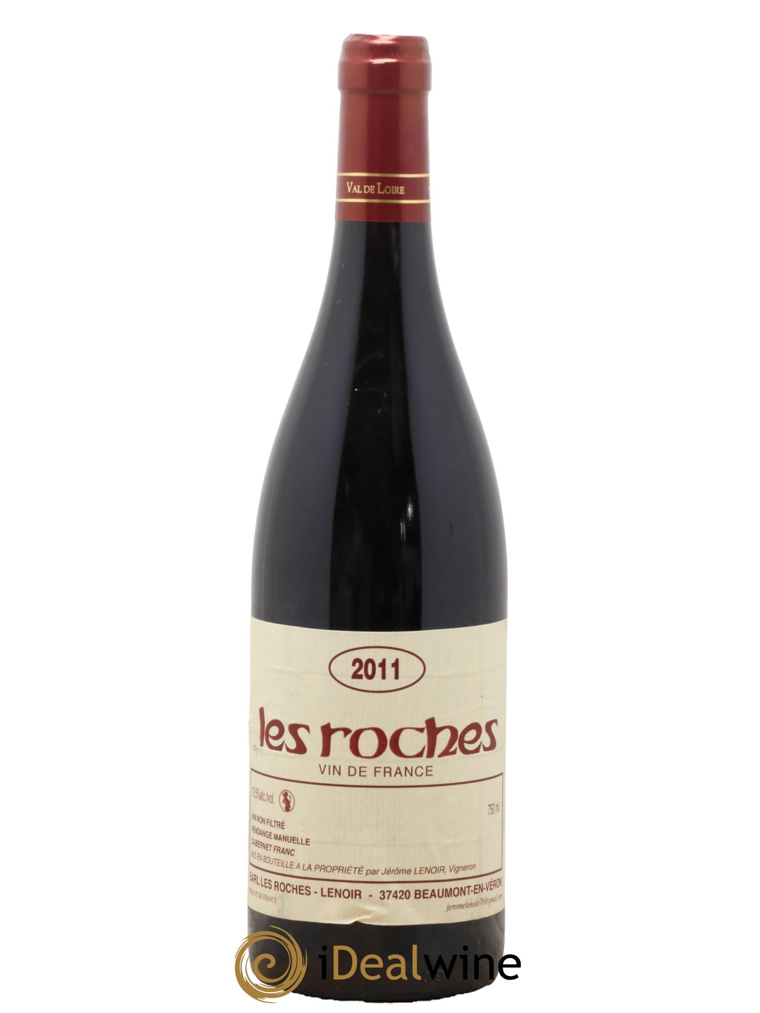 Vin de France Les Roches Lenoir (Domaine) 2011 - Lot de 1 bouteille - 0