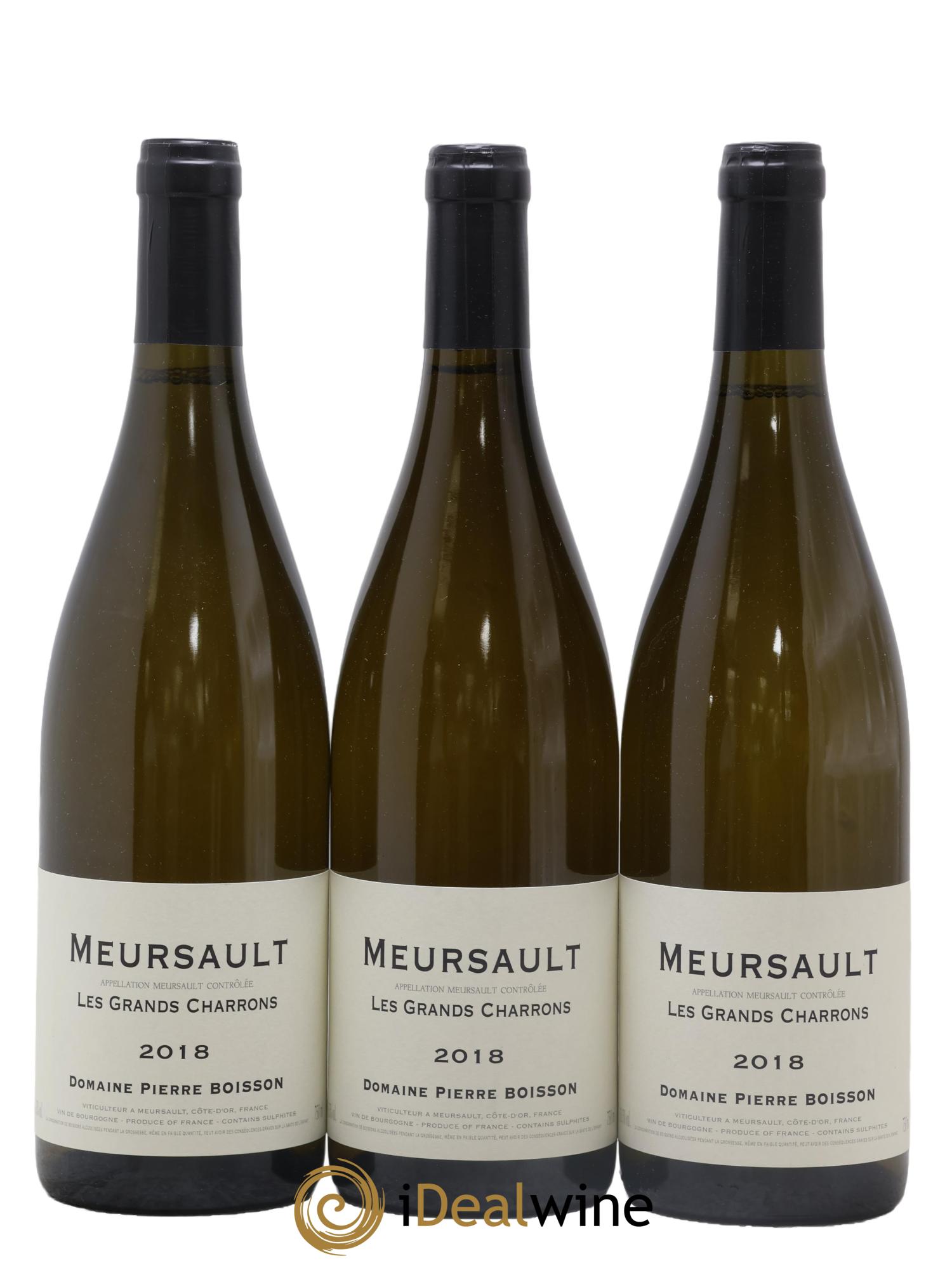 Meursault Les Grands Charrons Pierre Boisson (Domaine) 2018 - Lotto di 3 bottiglie - 0
