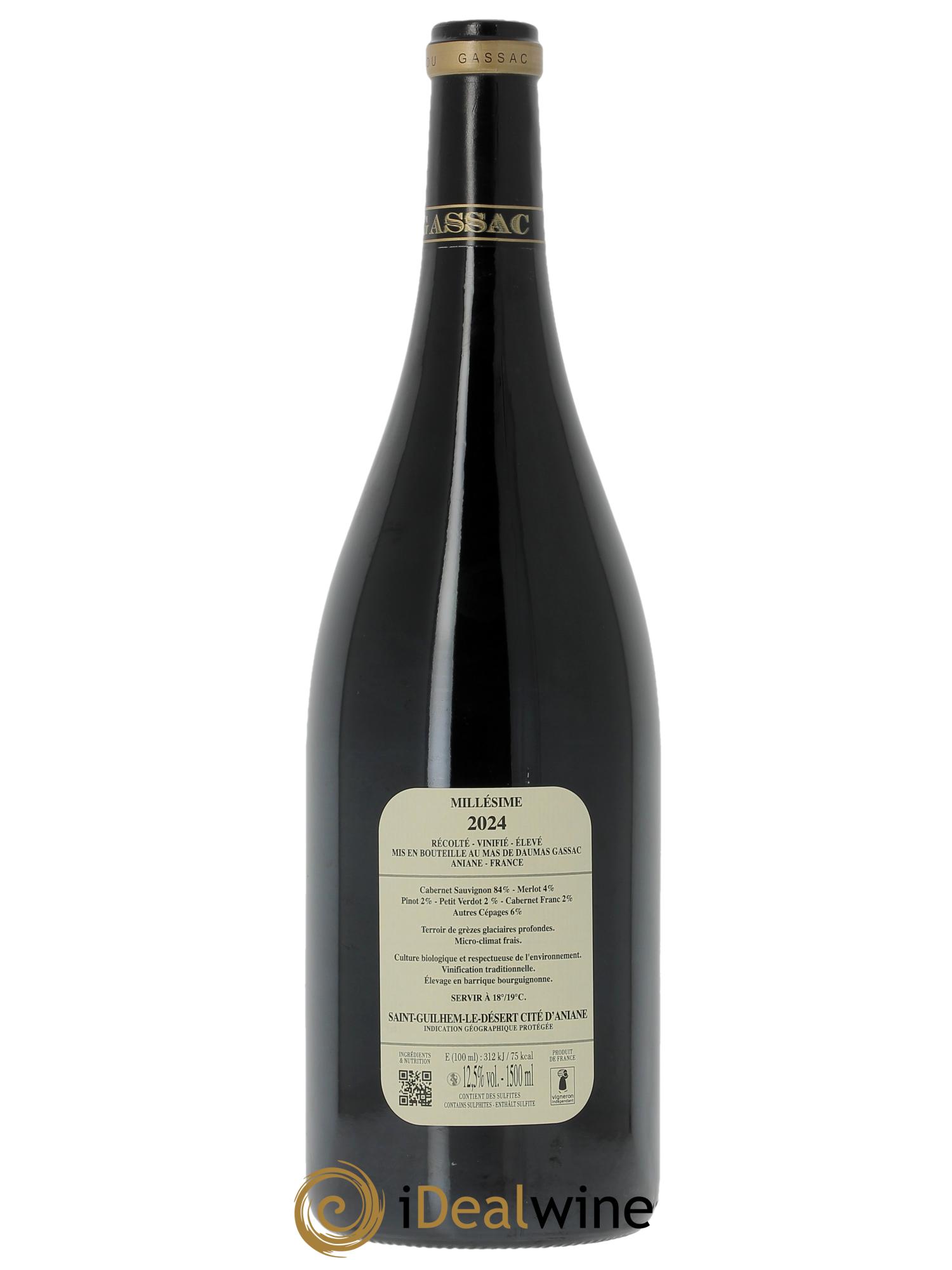 Saint-Guilhem-le-Désert - Cité d'Aniane Mas Daumas Gassac Famille Guibert de La Vaissière  2024 - Lote de 1 Magnum - 1