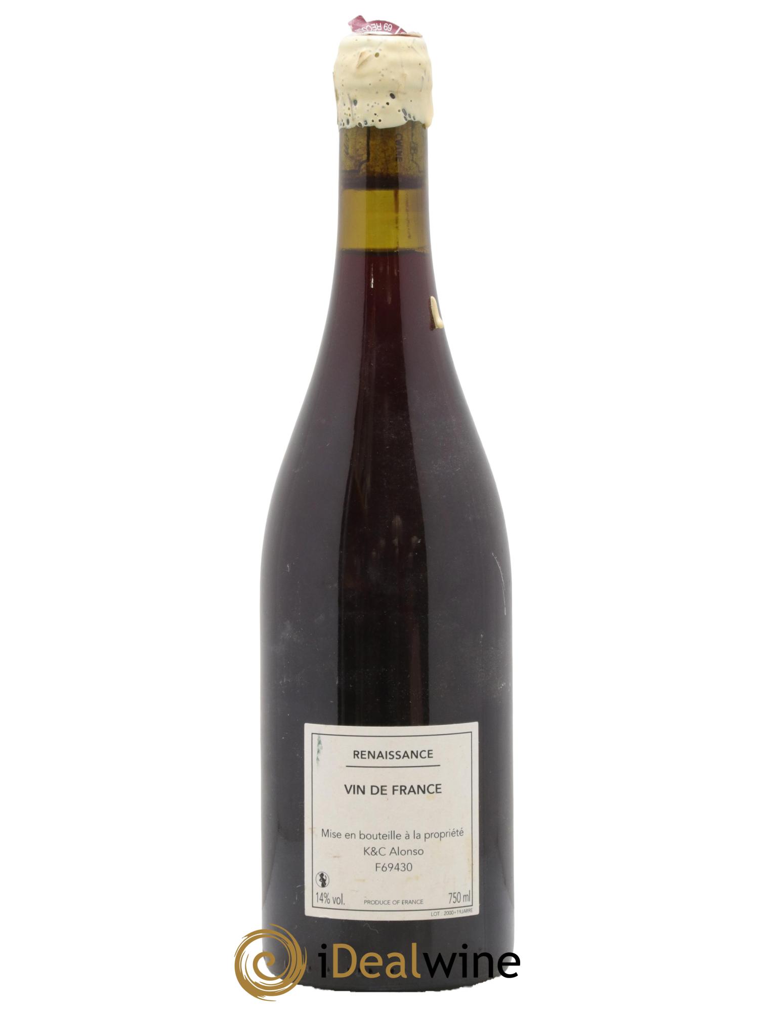 Vin de France Renaissance Cyril et Karine Alonso - Lot de 1 bouteille - 1