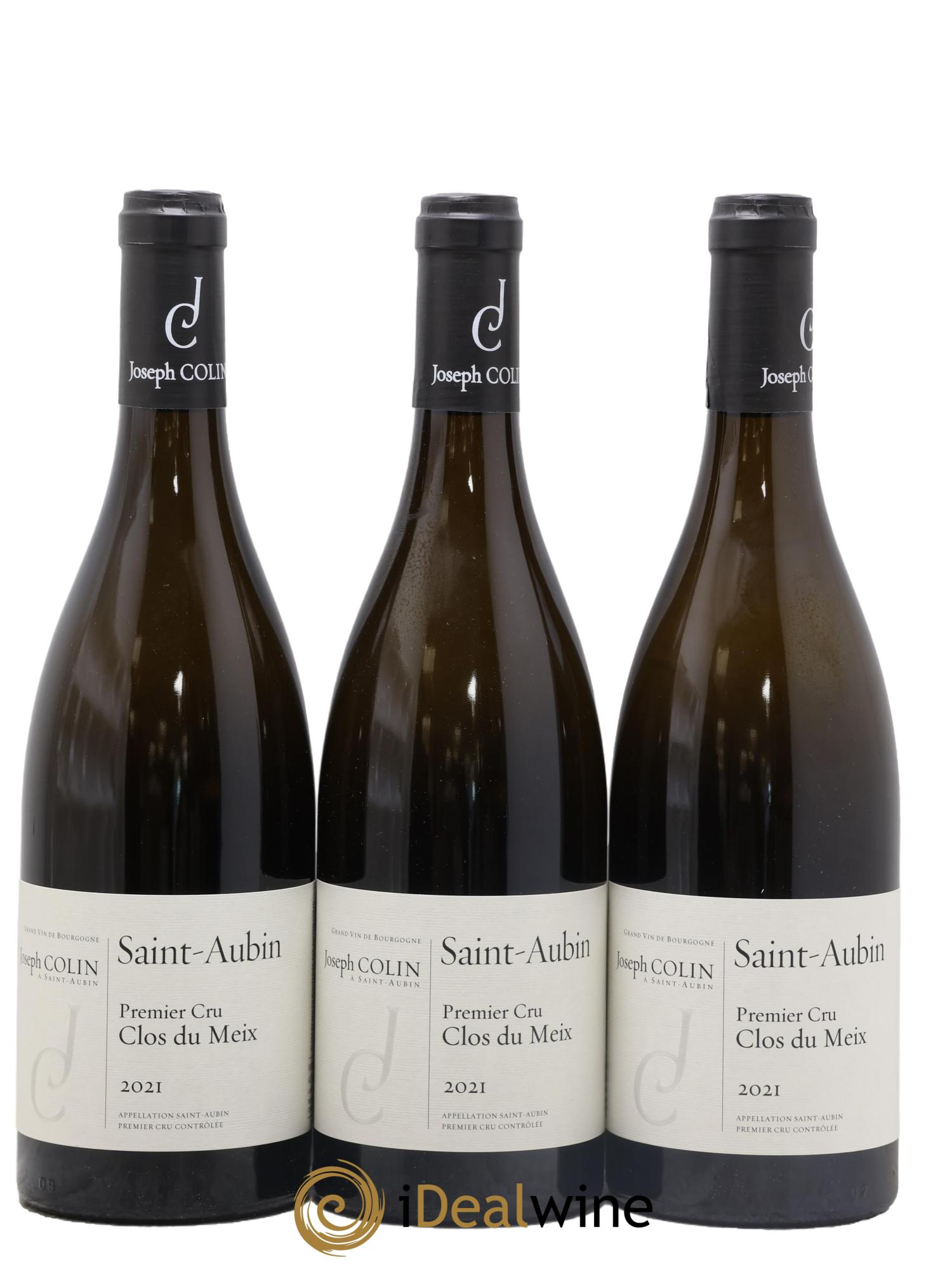 Saint-Aubin 1er Cru Clos du Meix Joseph Colin 2021 - Lot of 3 bottles - 0