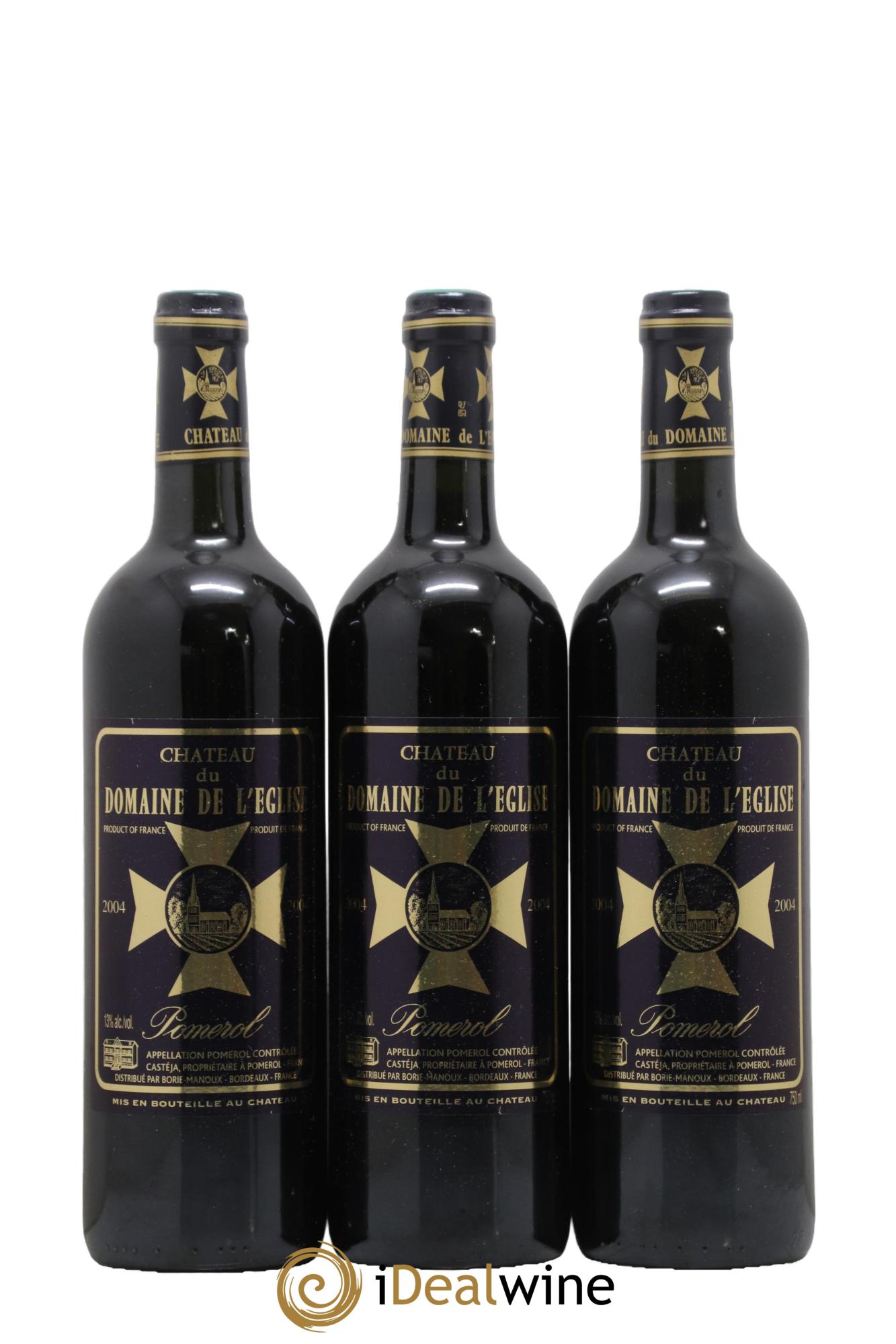 Château du Domaine de l'Église 2004 - Lot de 6 bouteilles - 2