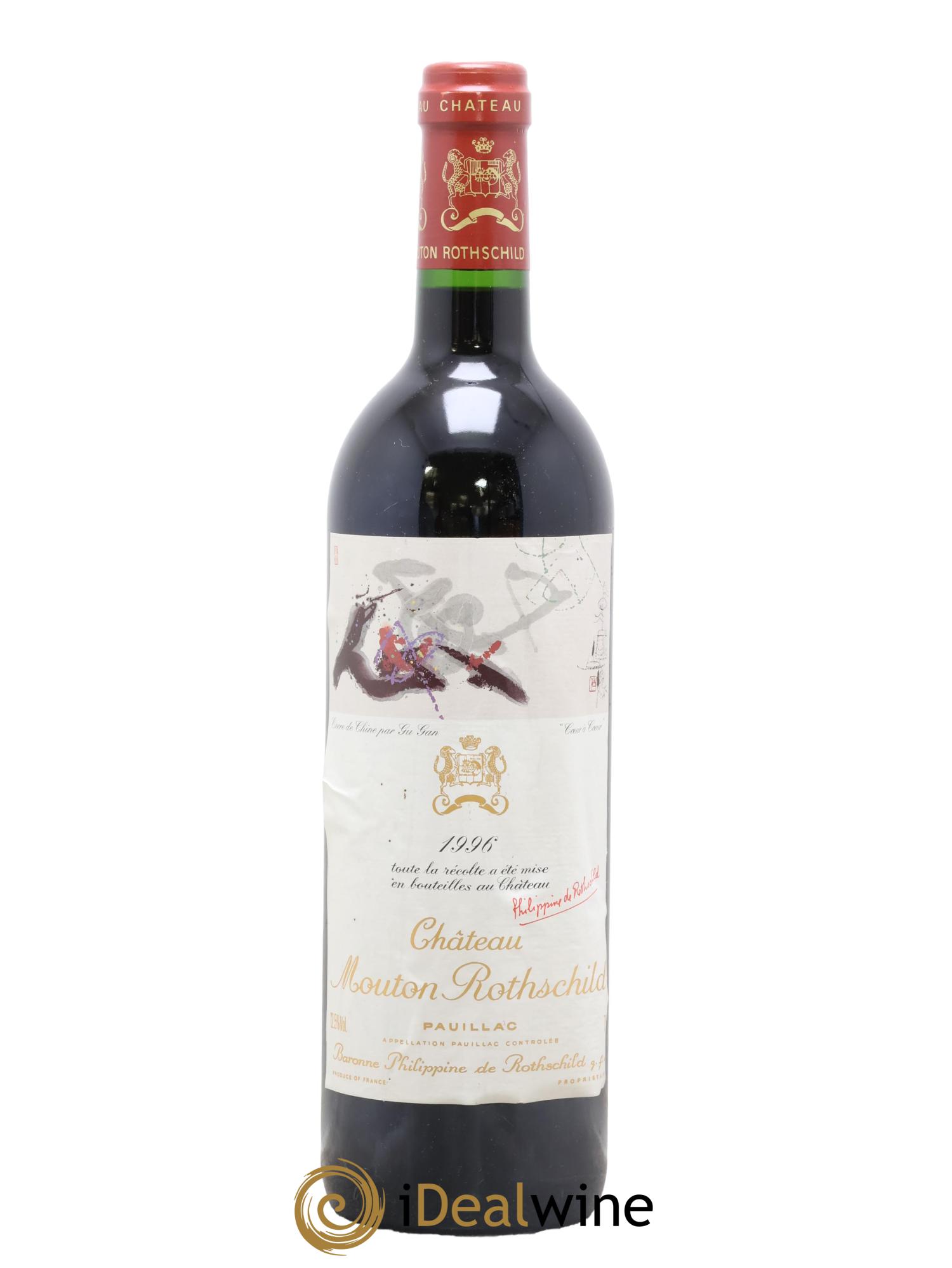 Château Mouton Rothschild 1er Grand Cru Classé 1996 - Lot of 1 bottle - 0