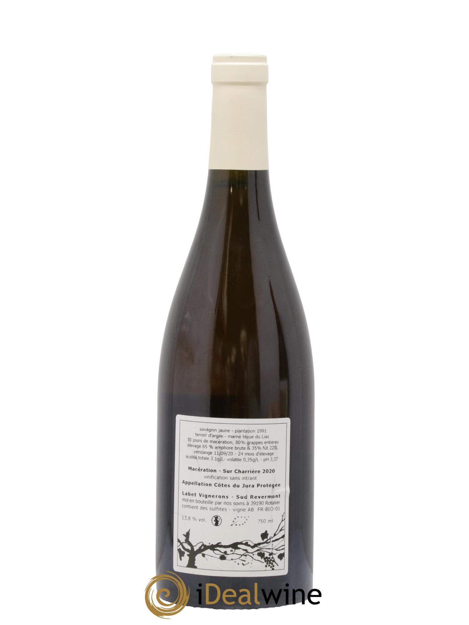 Vin de France Macération Sur Charrière Romain - Julien - Charline Labet 2020 - Lot de 1 bouteille - 1