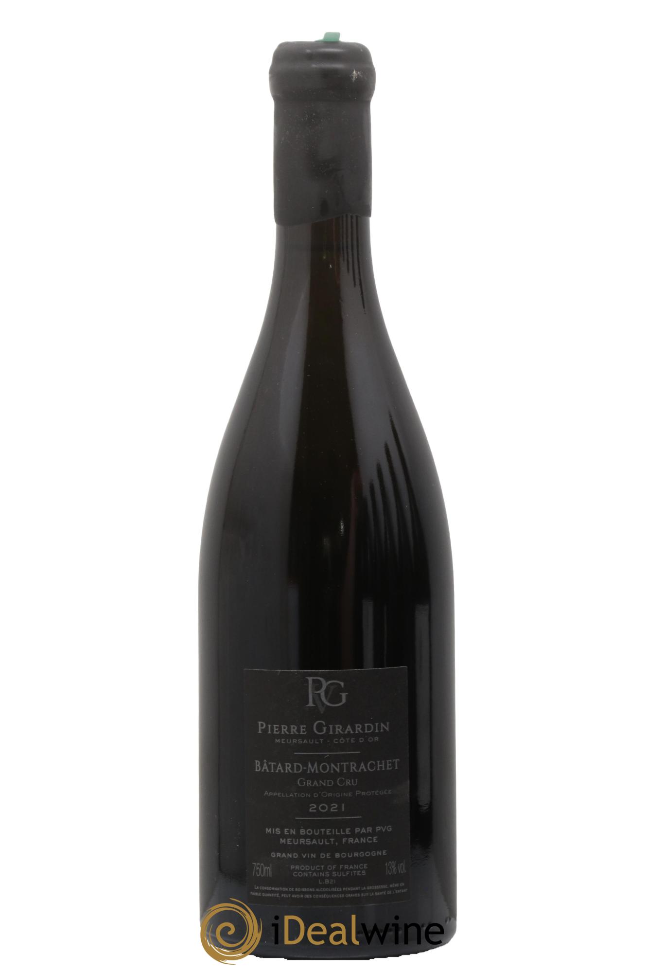 Bâtard-Montrachet Grand Cru Pierre Girardin 2021 - Lot de 1 bouteille - 1