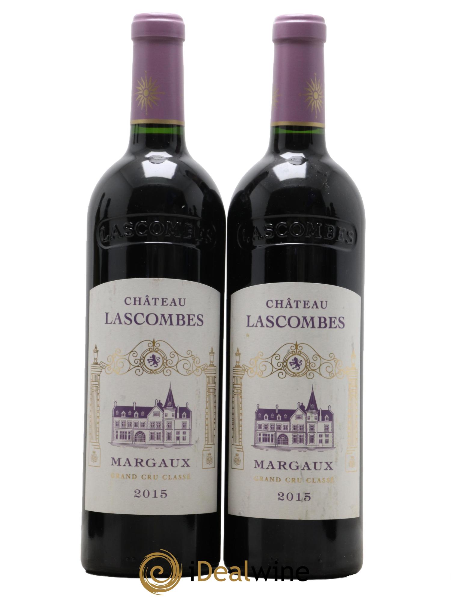 Château Lascombes 2ème Grand Cru Classé 2015 - Posten von 2 Flaschen - 0