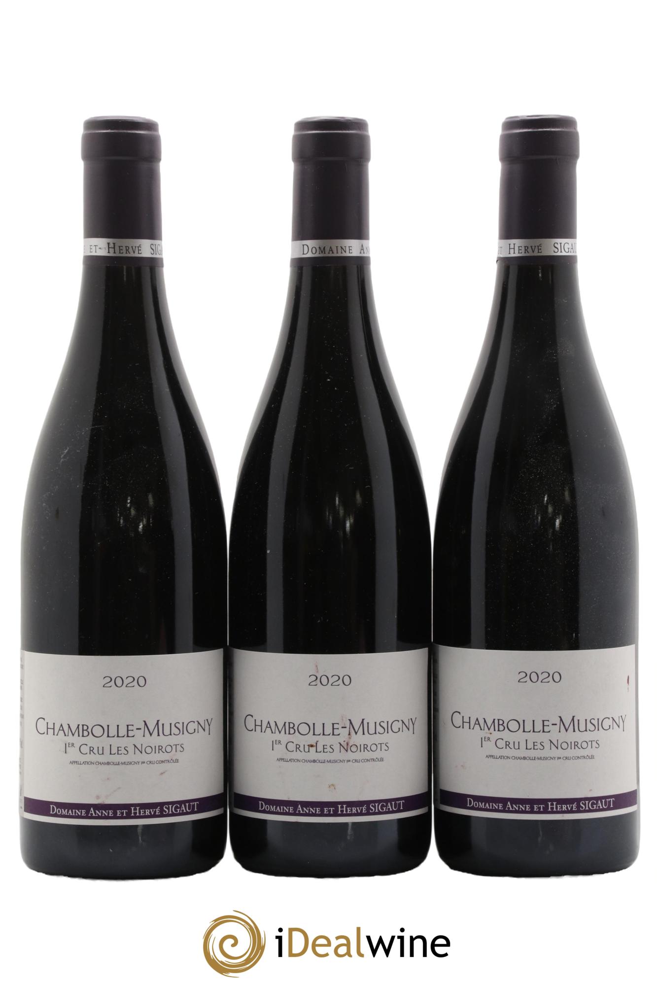 Chambolle-Musigny 1er Cru Les Noirots Anne et Hervé Sigaut (Domaine) 2020 - Lot of 3 bottles - 0