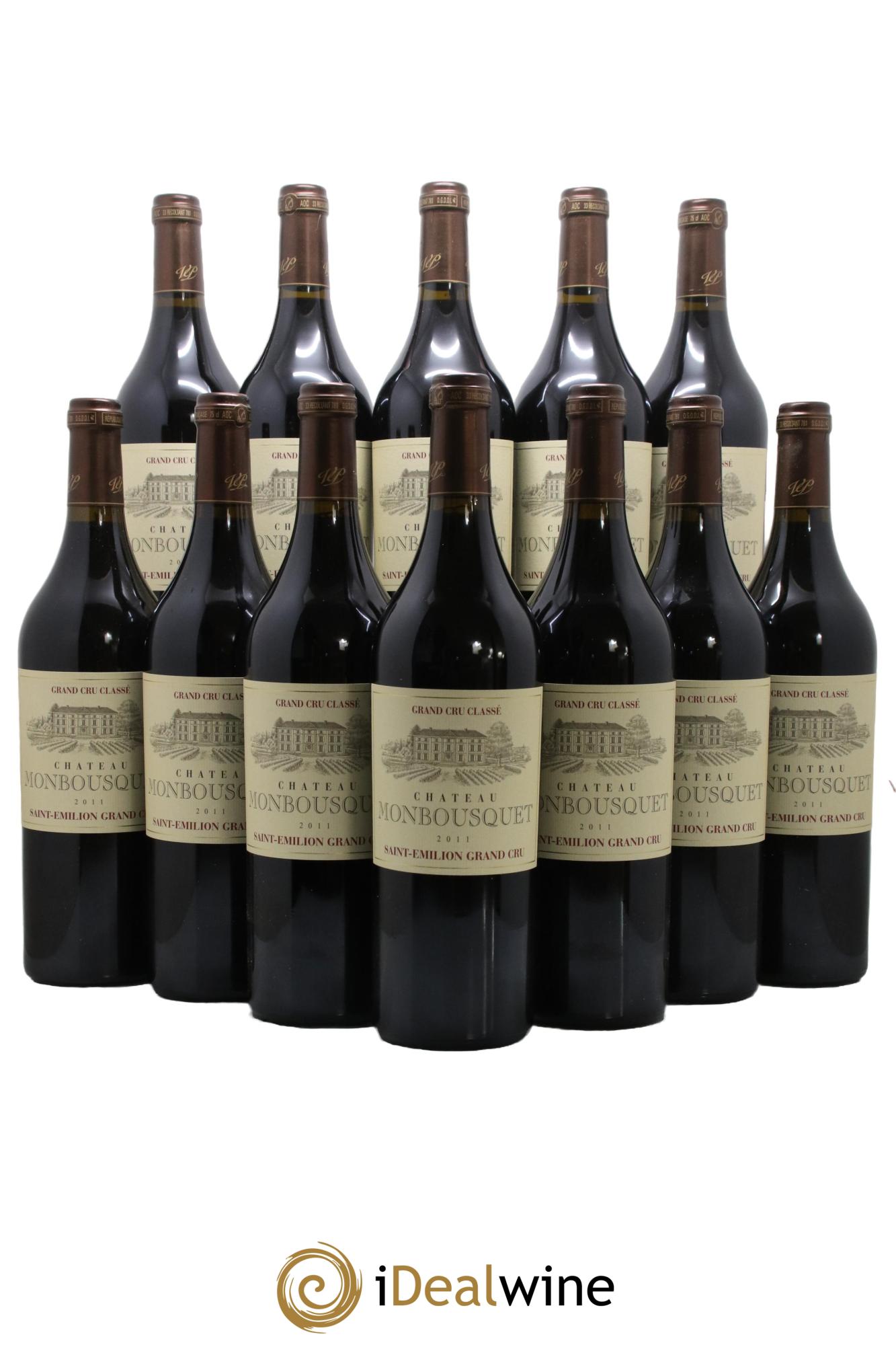Château Monbousquet Grand Cru Classé 2011 - Lot de 12 bouteilles - 0