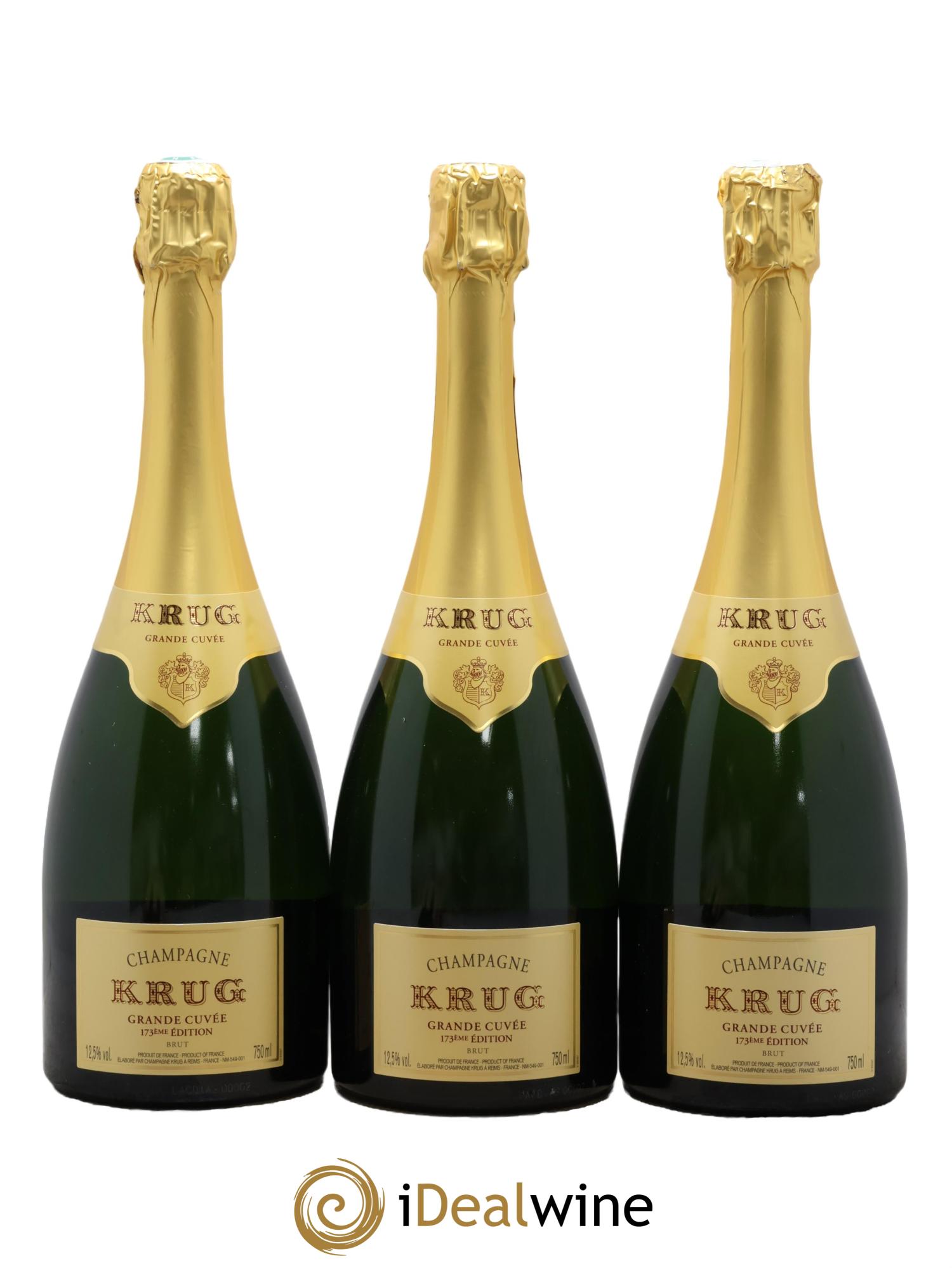 Grande Cuvée Brut Krug 173ème Edition - Lot de 3 bouteilles - 0