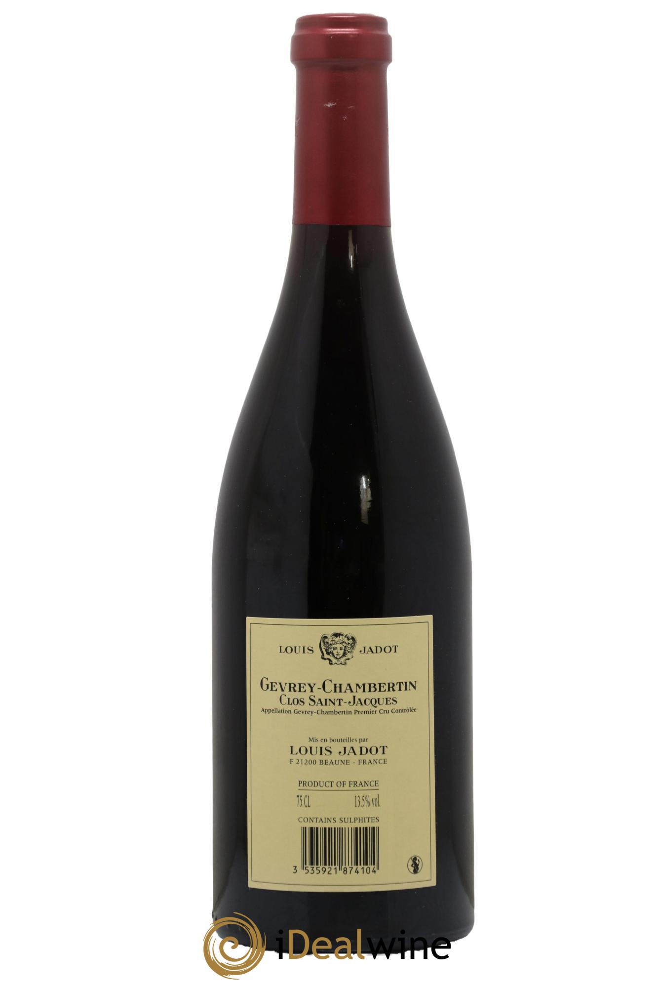 Gevrey-Chambertin 1er Cru Clos Saint Jacques Domaine Louis Jadot 2012 - Lotto di 1 bottiglia - 1
