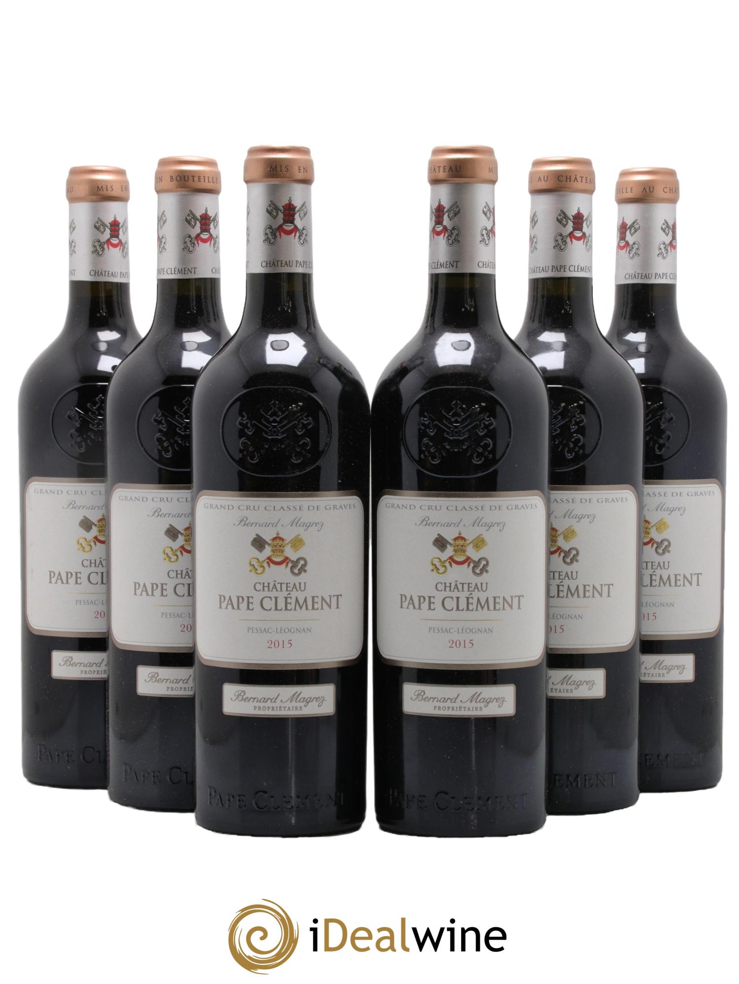 Château Pape Clément Cru Classé de Graves 2015 - Lot de 6 bouteilles - 0