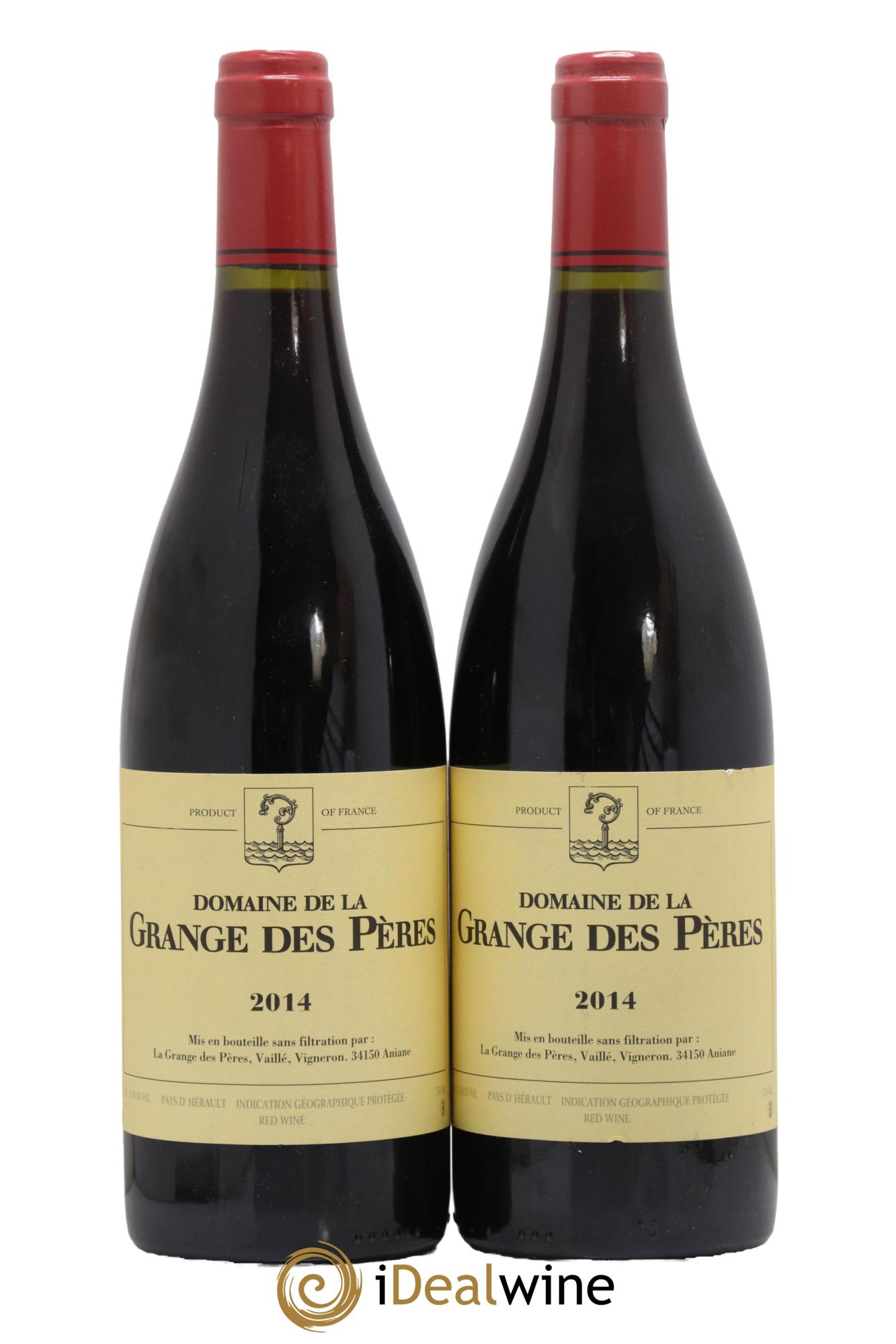 Pays d'Hérault Grange des Pères Laurent Vaillé 2014 - Lot de 2 bouteilles - 0