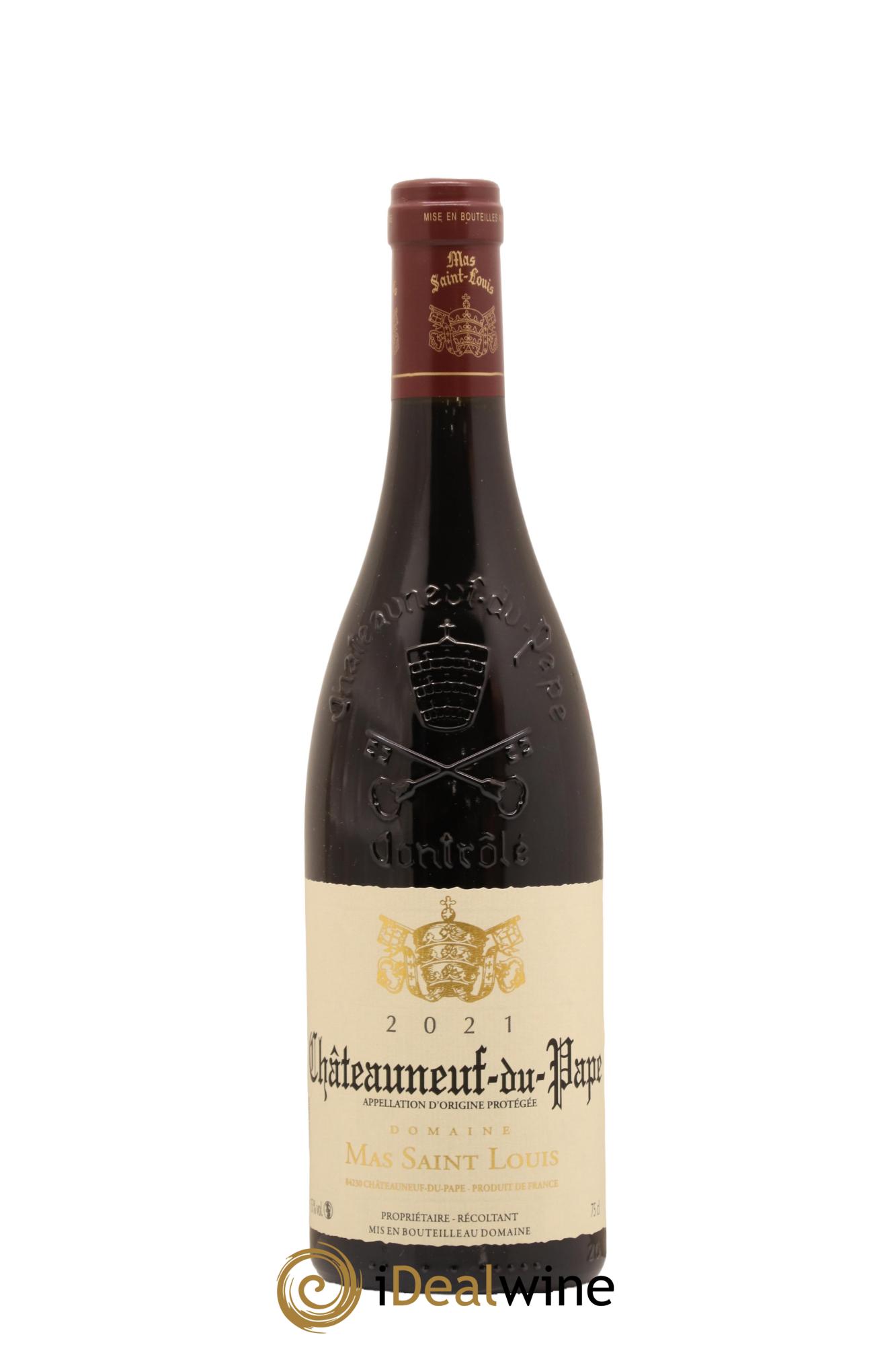 Châteauneuf-du-Pape Mas Saint Louis 2021 - Lot de 1 bouteille - 0
