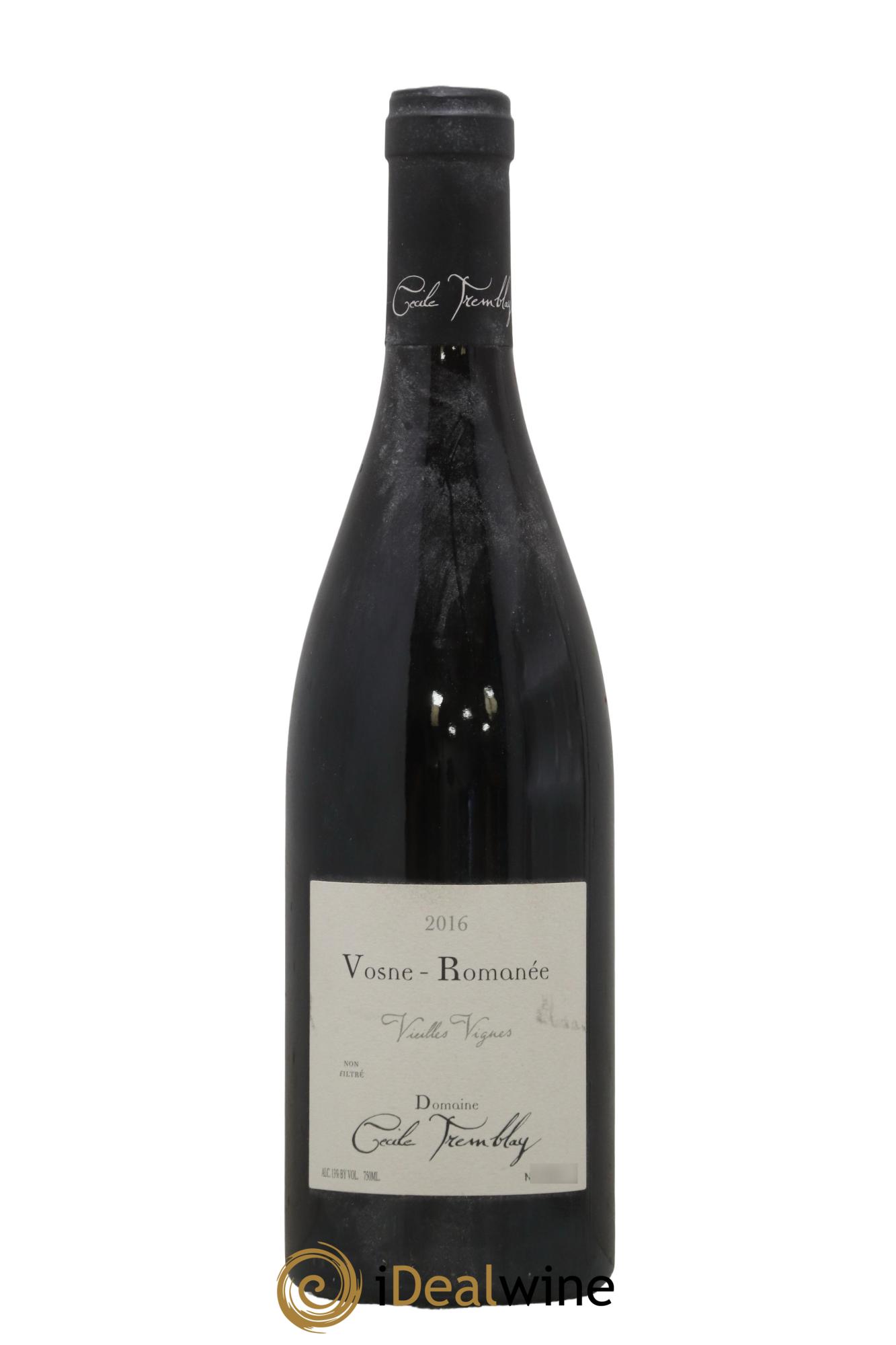 Vosne-Romanée Vieilles Vignes Cécile Tremblay 2016 - Lot of 1 bottle - 0