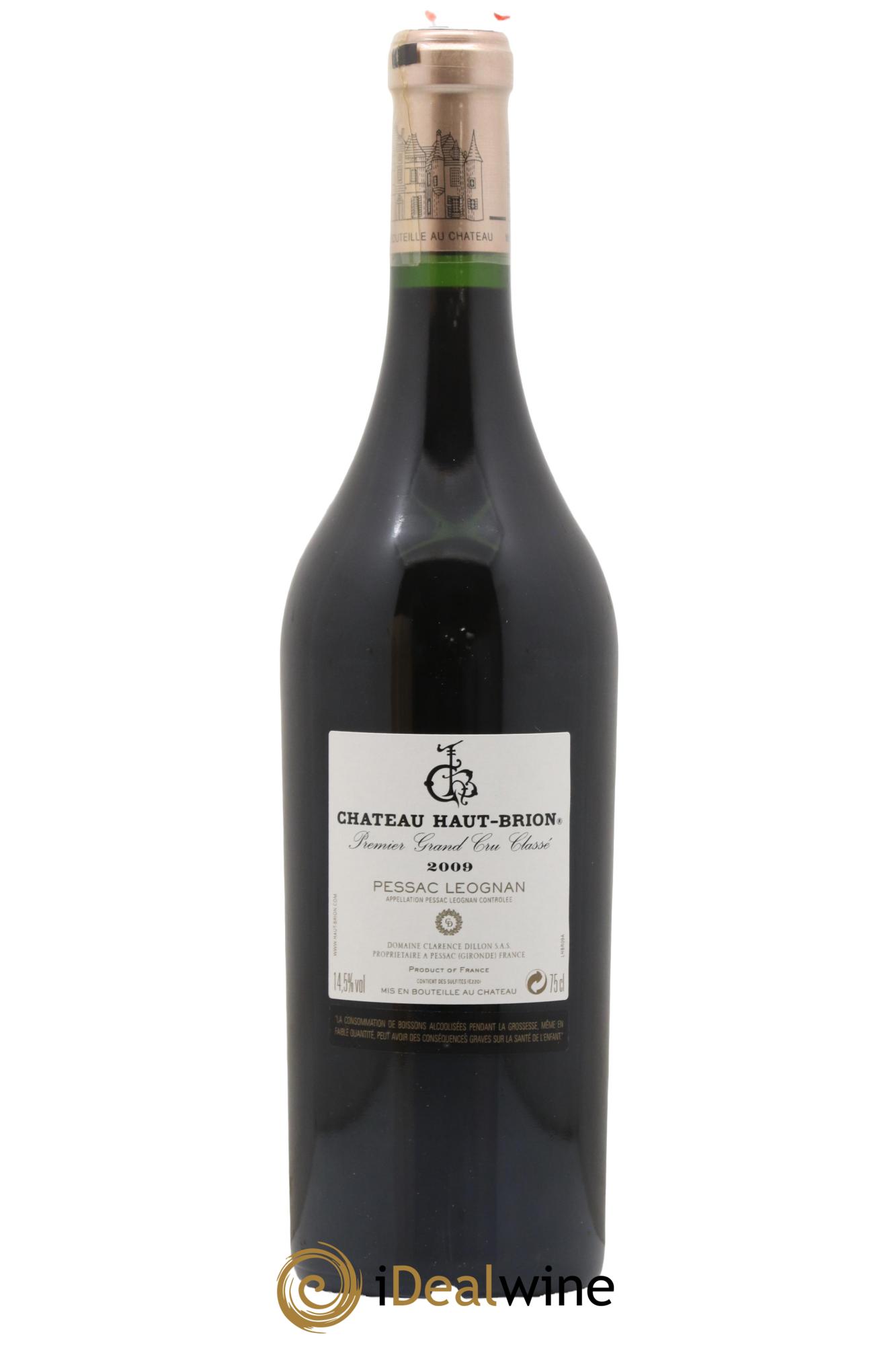 Château Haut Brion 1er Grand Cru Classé 2009 - Lot of 1 bottle - 2