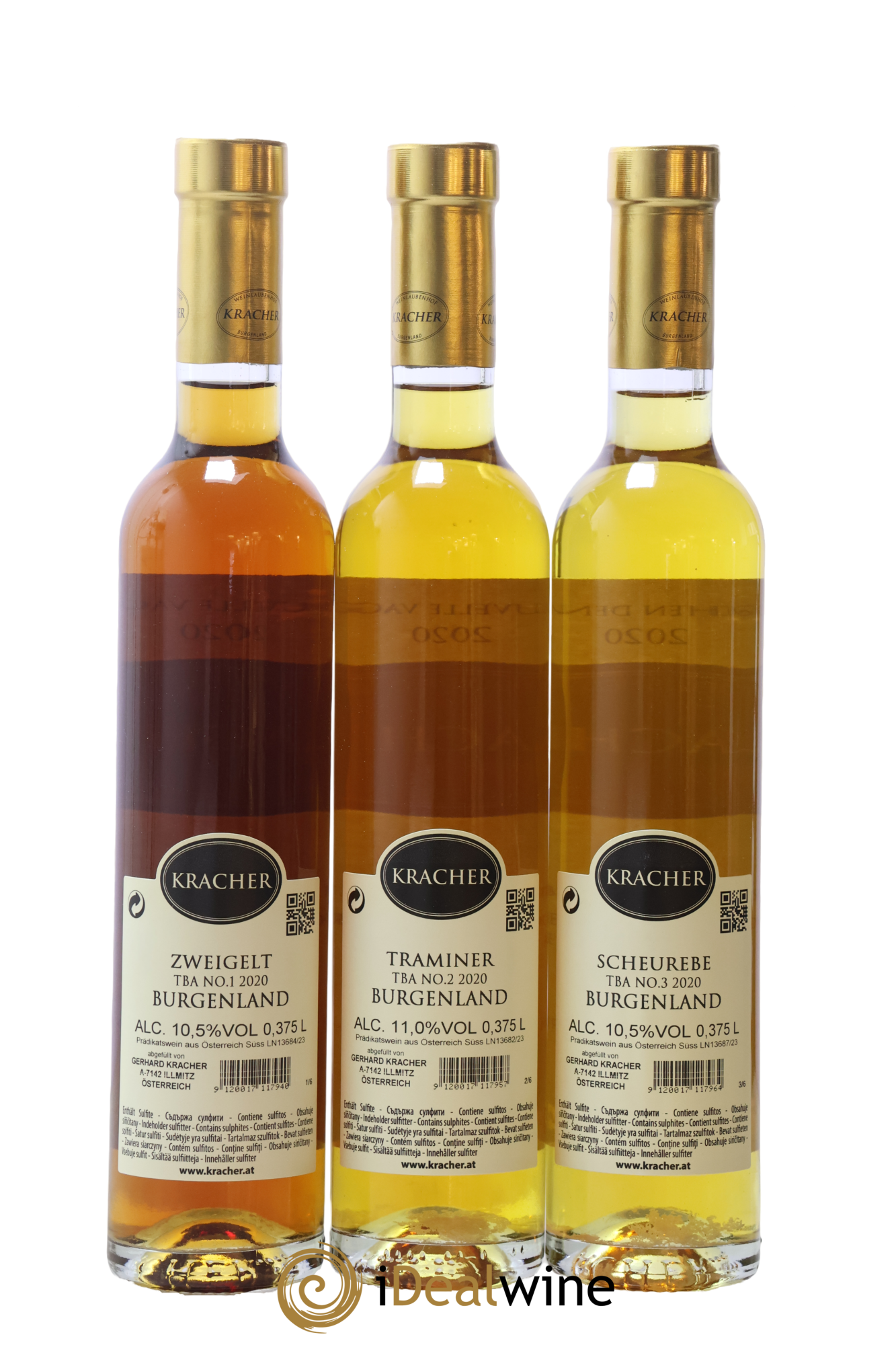 Coffret Panaché Grande Cuvée Kracher 2020 - Lot de 6 demi bouteilles - 2