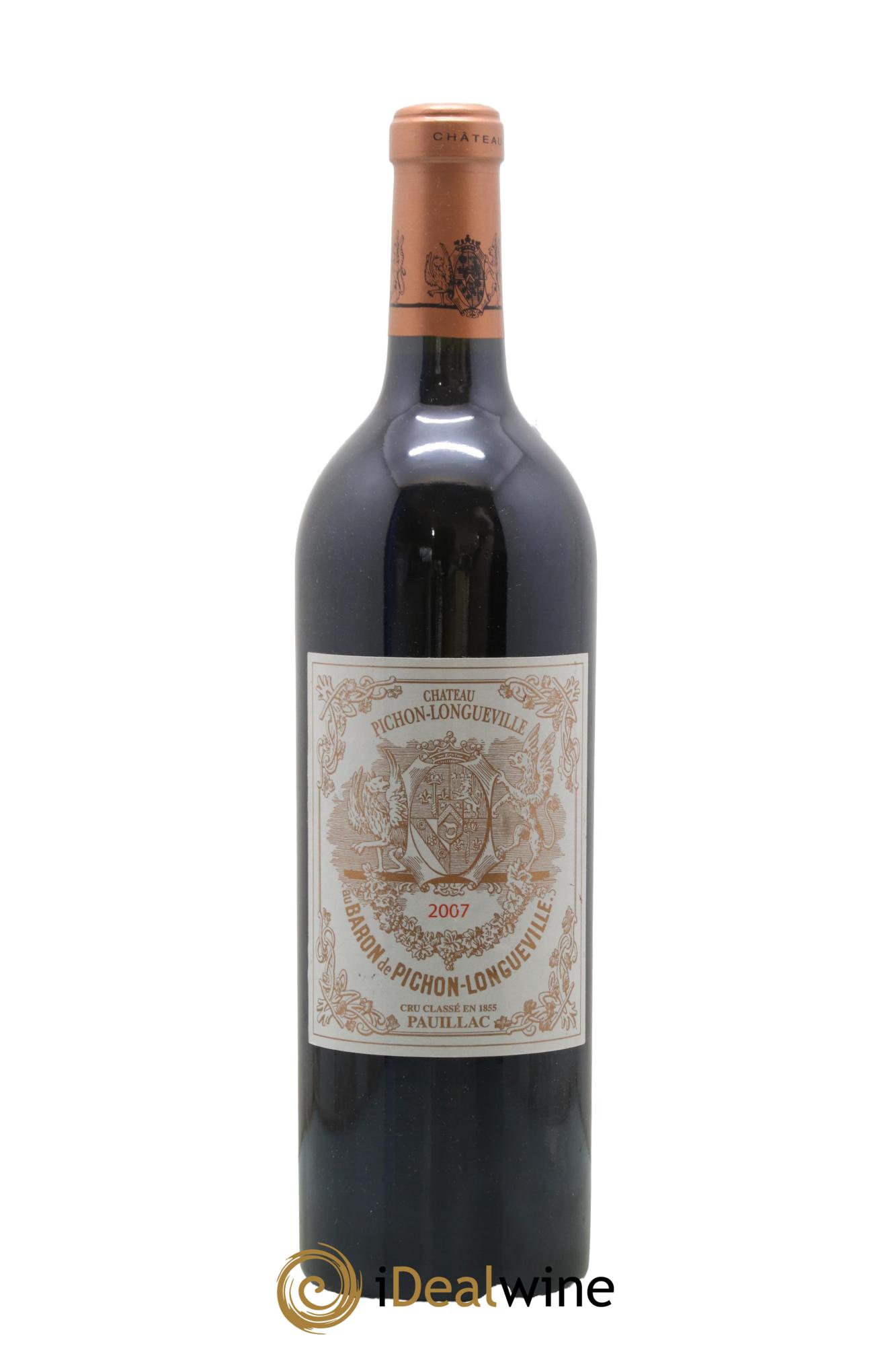 Pichon Longueville Baron 2ème Grand Cru Classé 2007 - Lot of 1 bottle - 0