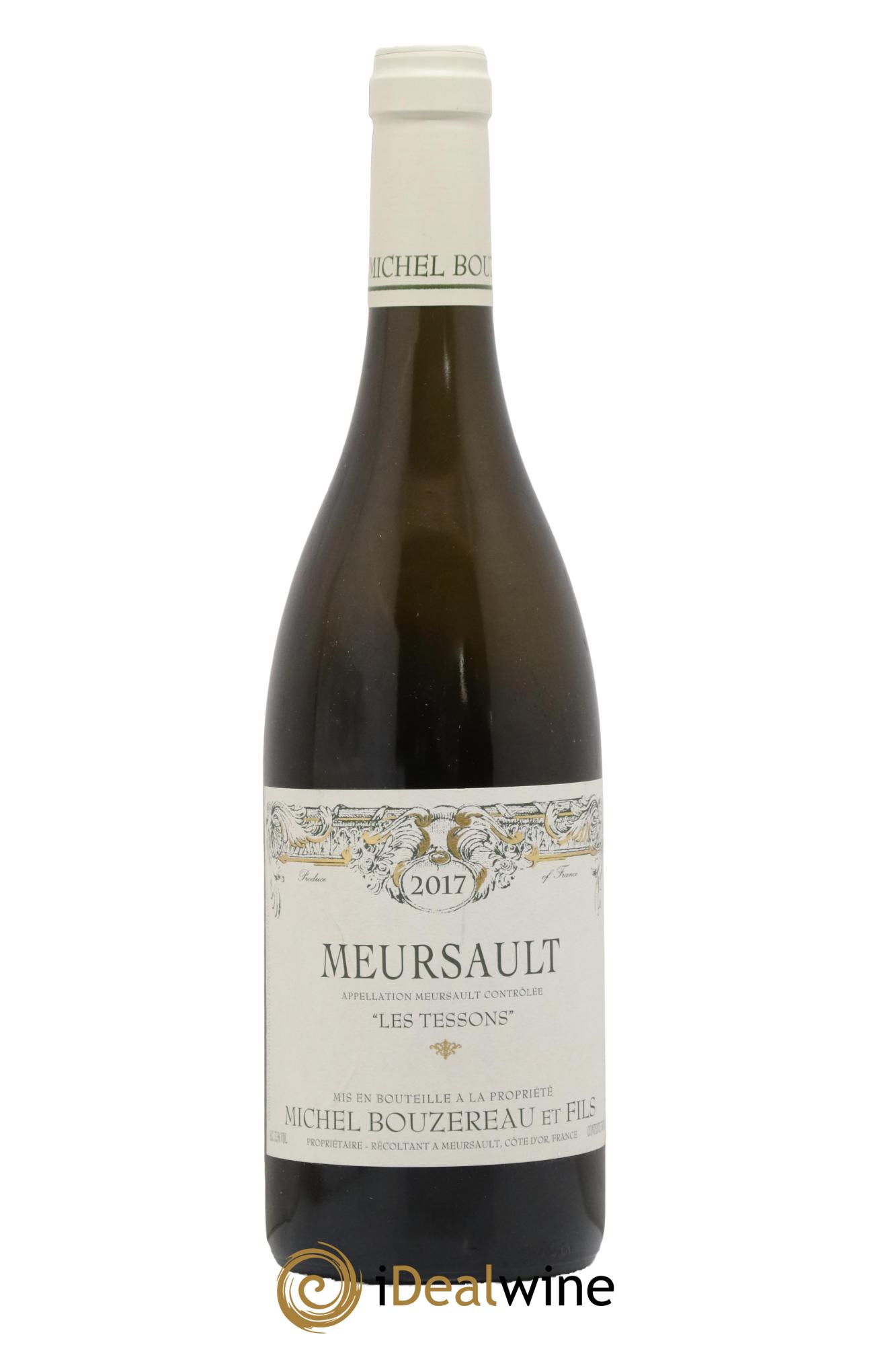 Meursault Les Tessons Michel Bouzereau et Fils (Domaine) 2017 - Lot de 1 bouteille - 0