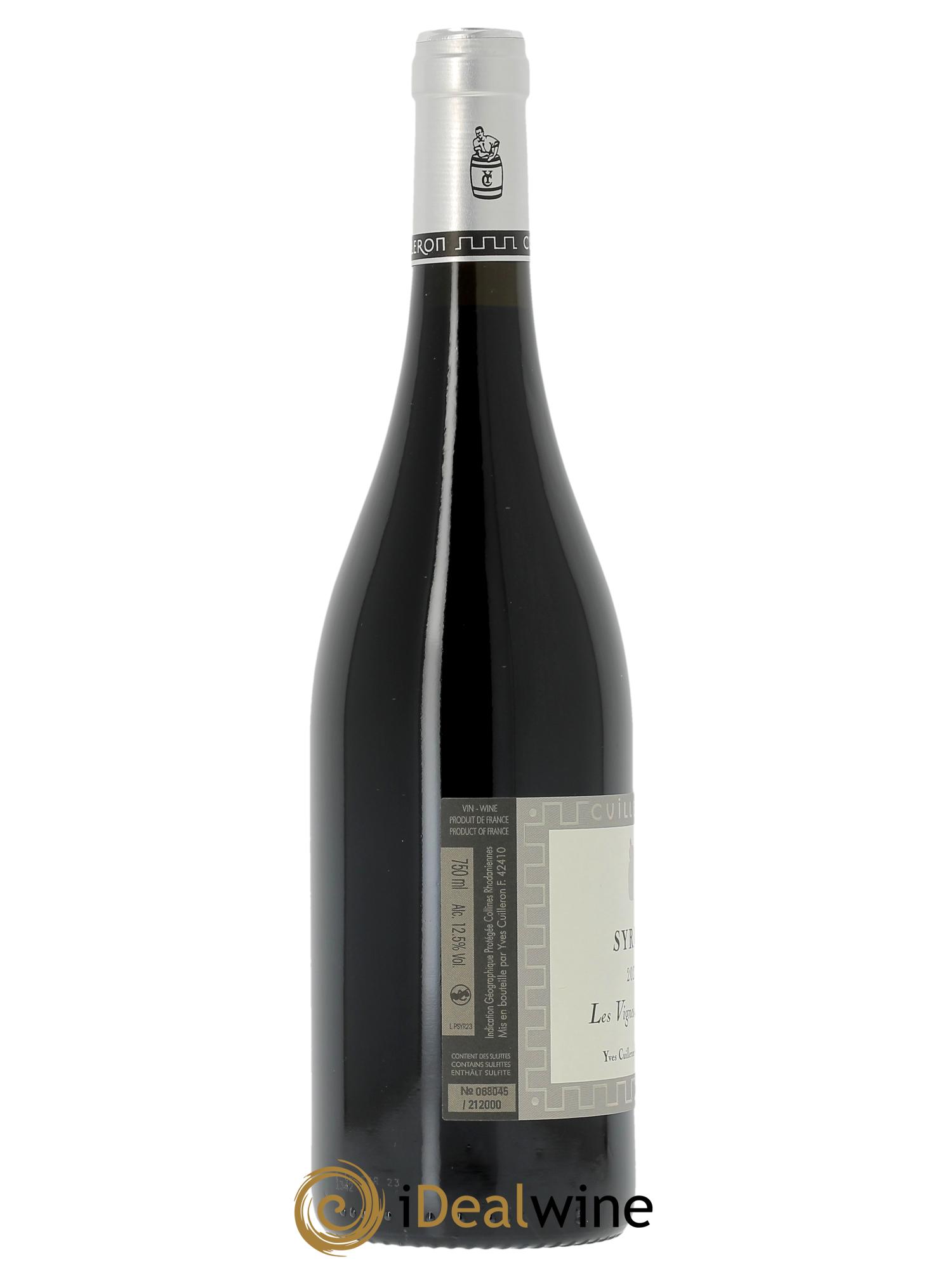 IGP Collines Rhodaniennes Syrah les Vignes d'à côté Yves Cuilleron (Domaine)  2023 - Lot de 1 bouteille - 1