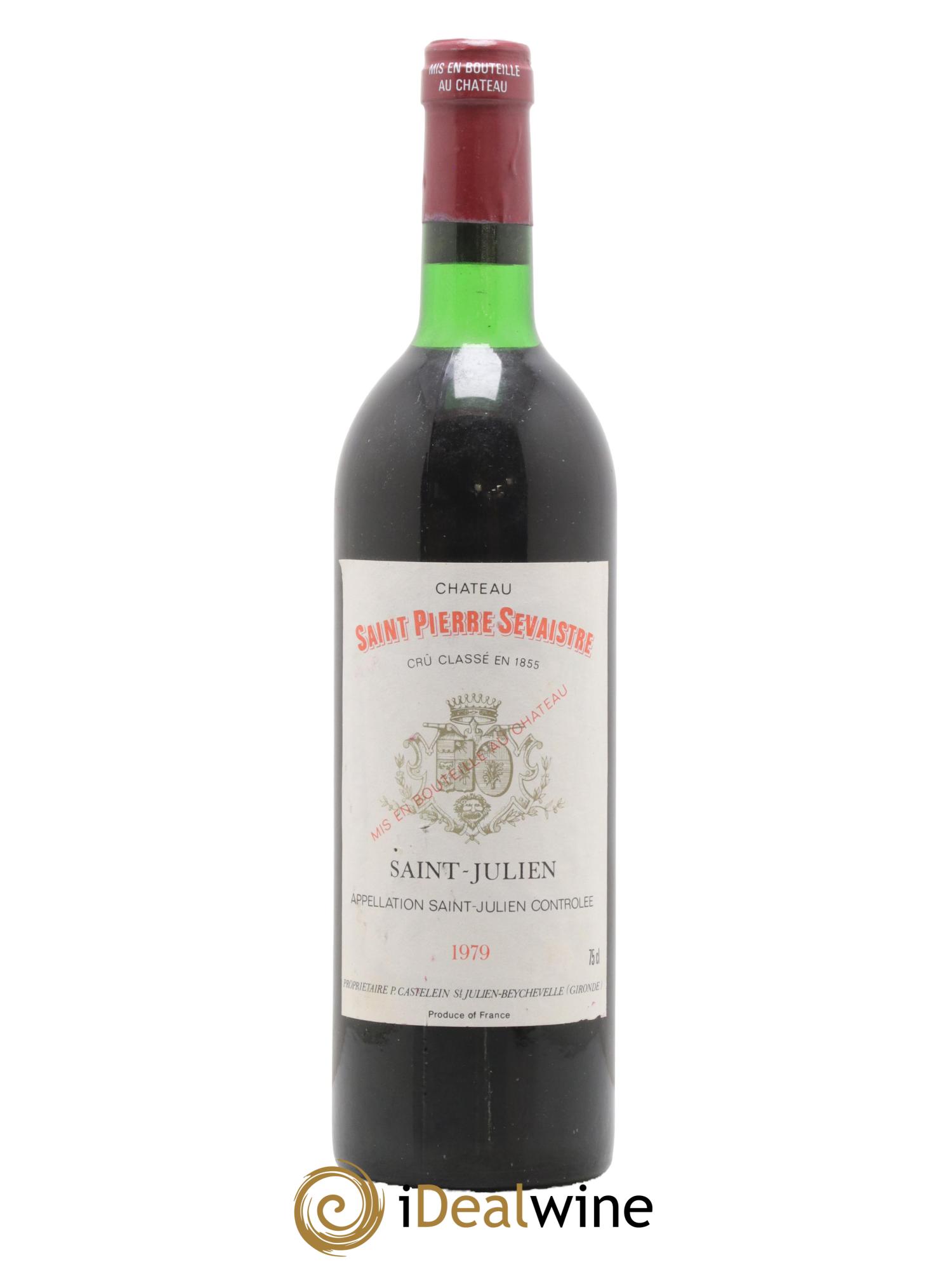 Bordeaux Saint-Julien Château Saint Pierre Sevaistre 1979 - Lot de 1 bouteille - 0