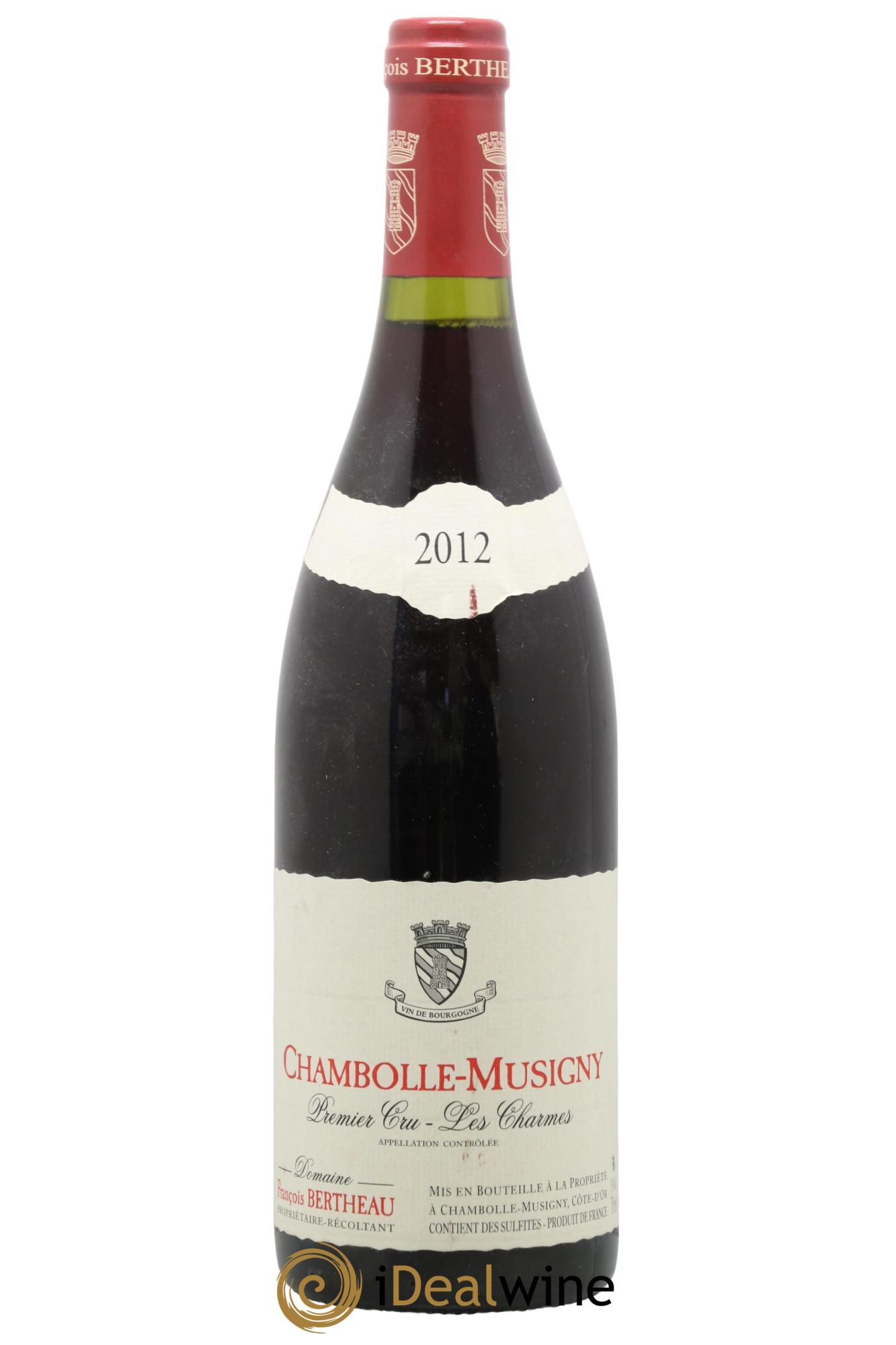 Chambolle-Musigny 1er Cru Les Charmes François Bertheau 2012 - Lot de 1 bouteille - 0