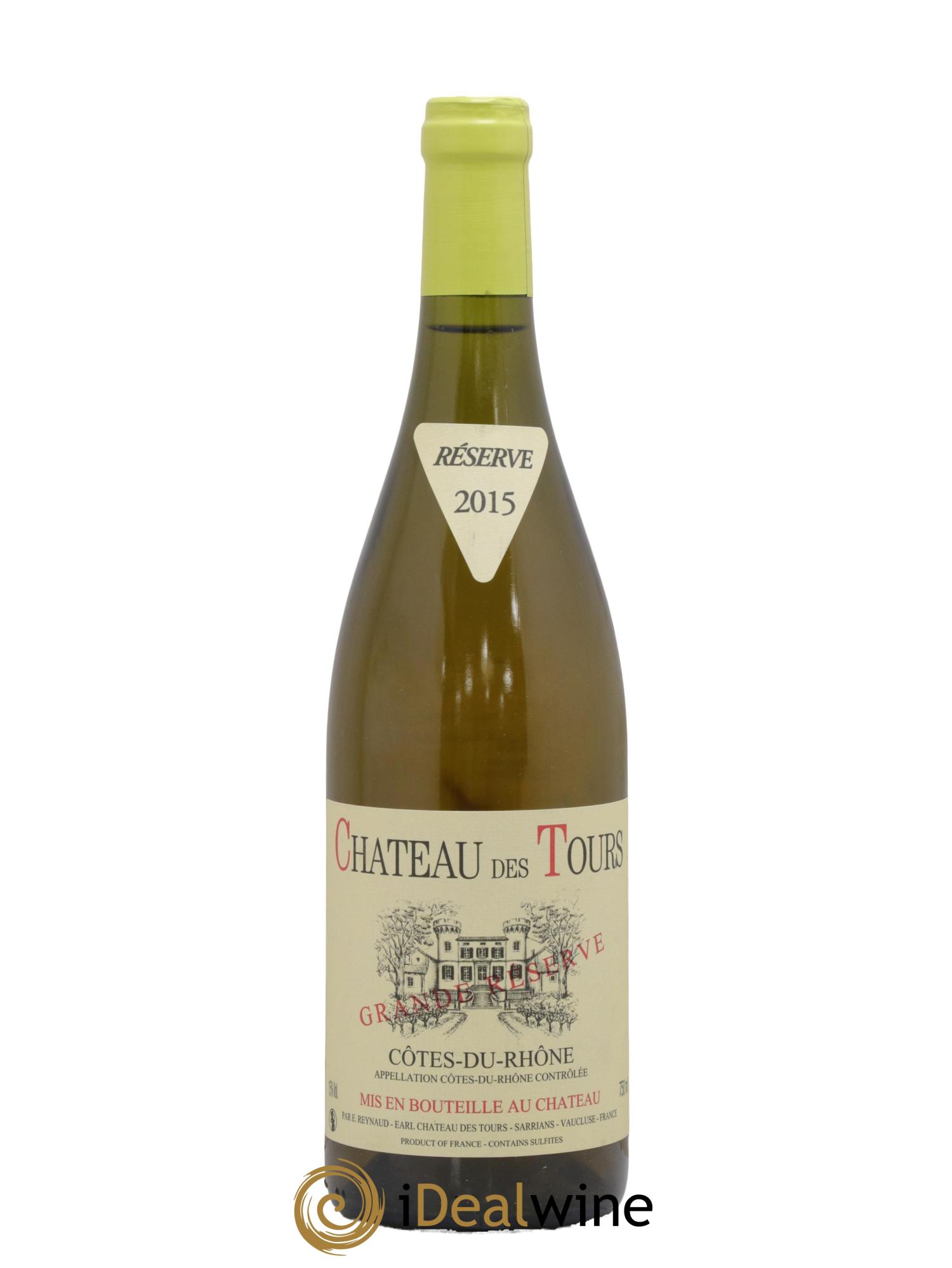 Côtes-du-Rhône Château des Tours Grande Réserve Emmanuel Reynaud 2015 - Lot de 1 bouteille - 0