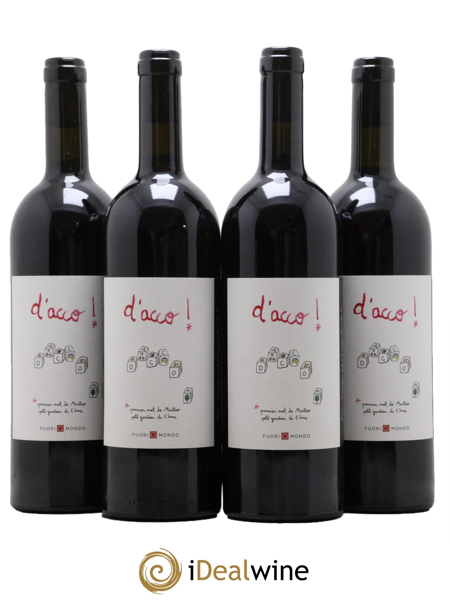 Toscana IGT D'Acco Fuori Mondo 2022 - Lotto di 4 bottiglie - 0