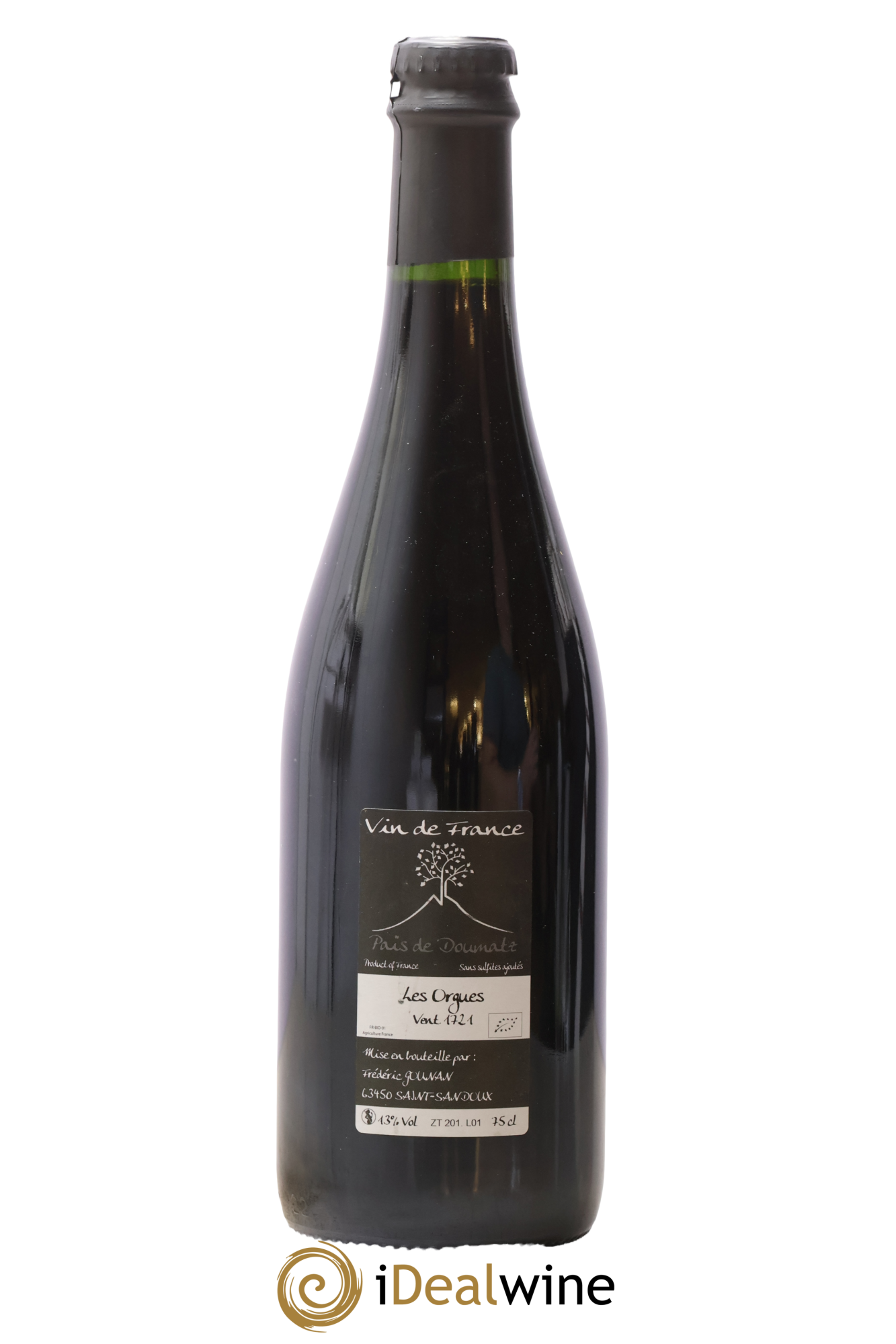 Vin de France Les Orgues Vignoble de l'Arbre Blanc 2017 - Lot of 1 bottle - 1